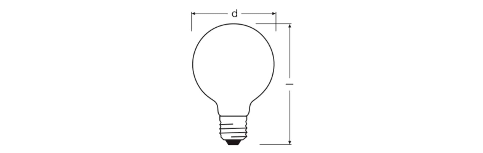 Лампа світлодіодна OSRAM HOMELIGHTING 4099854466465 E-27 5,9 Вт теплий білий 1 шт.