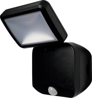 OSRAM HOMELIGHTING Battery LED Spotlight Sensor 4W 4000K IP54 Black 4099854497490 Reflektor punktowy, zewnętrzny  4 W Kolor LED: biały