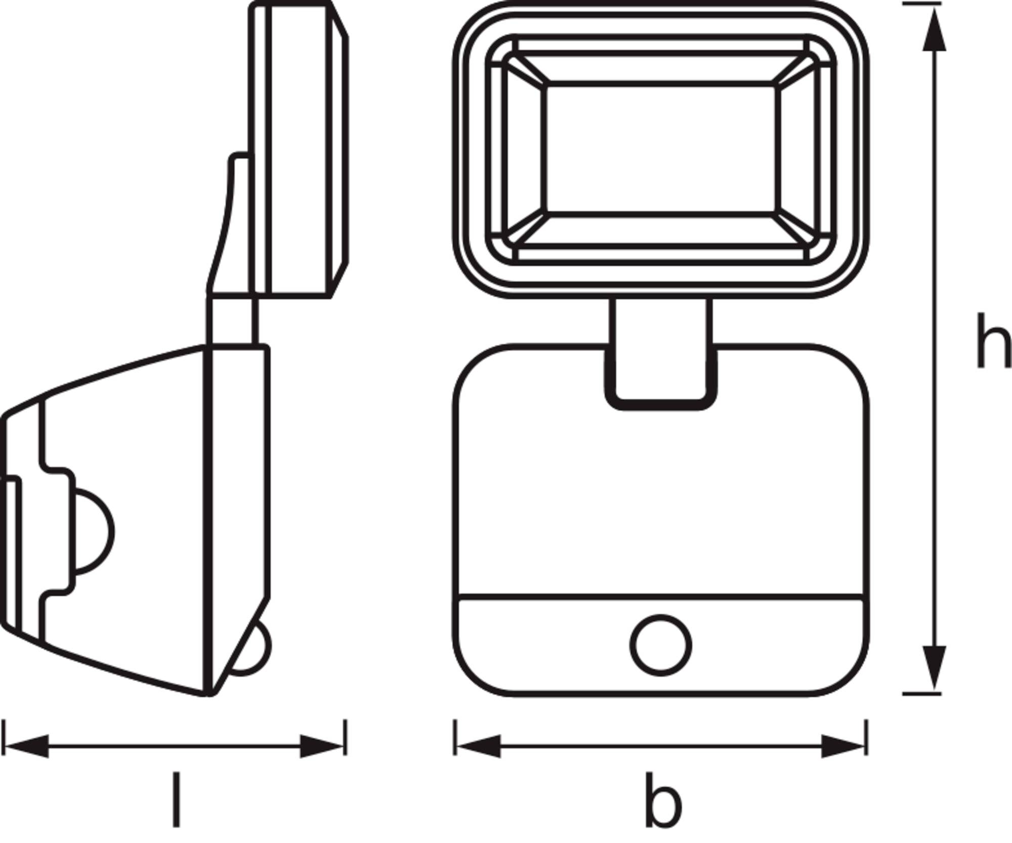 OSRAM HOMELIGHTING Battery LED Spotlight Sensor 4W 4000K IP54 Black 4099854497490 Reflektor punktowy, zewnętrzny-3