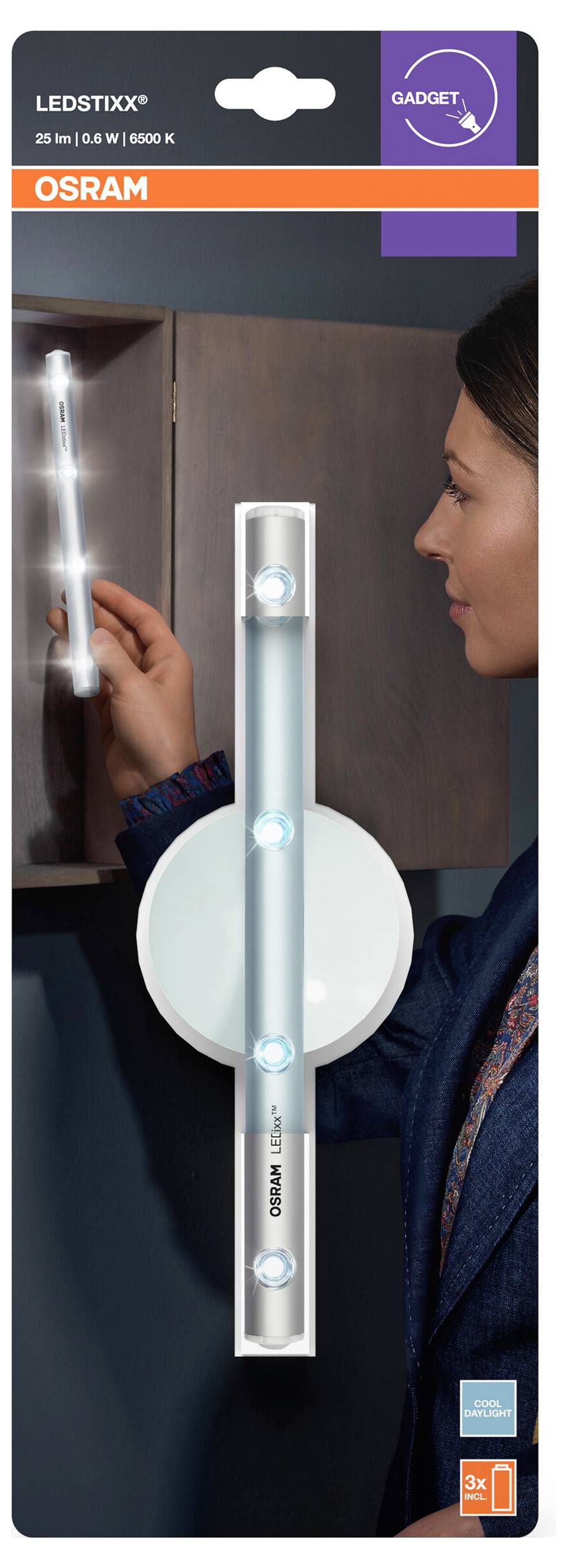 OSRAM HOMELIGHTING LEDstixx Silver 4099854497575 Вуличний прожектор