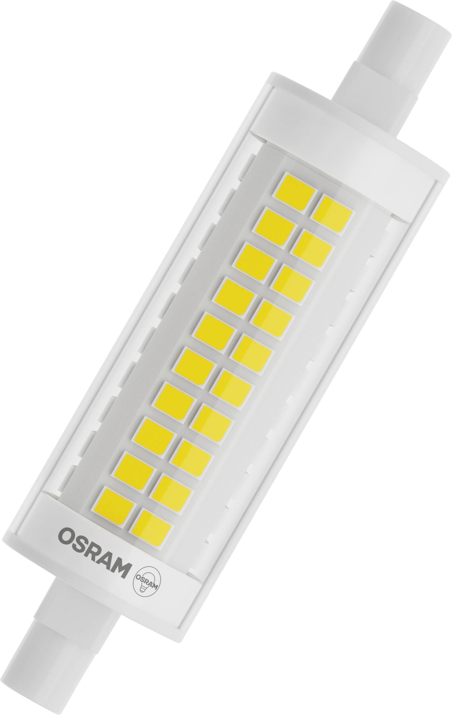 OSRAM HOMELIGHTING LED Slim Line 78 75 300° DIM 9,5 Вт 827 Прозорий R7s 4099854503597 Прожектор, зовнішній EEK: E (A - G) 9,5 Вт К