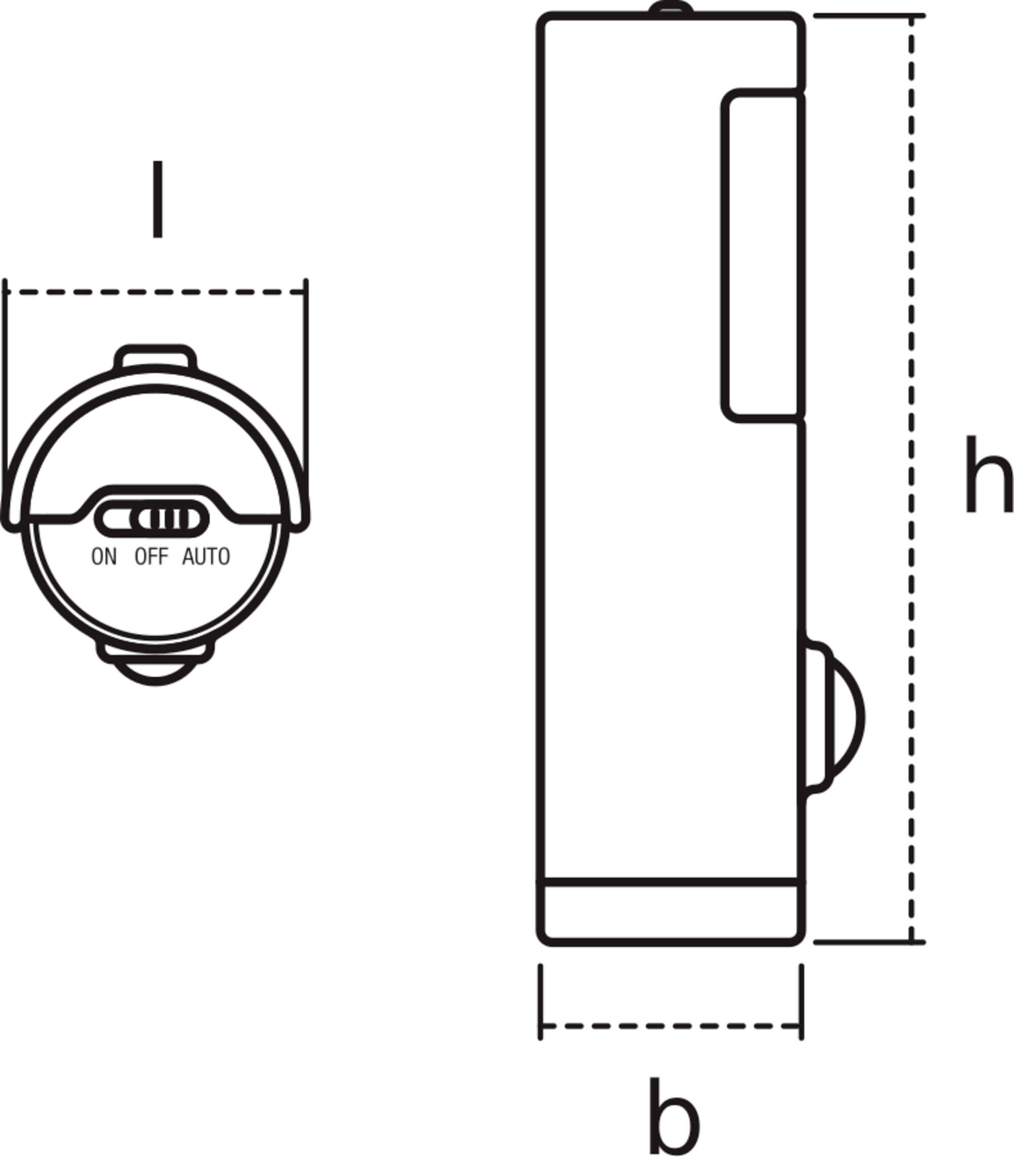 OSRAM HOMELIGHTING Nightlux Torch Білий світлодіодний нічник з ліхтариком