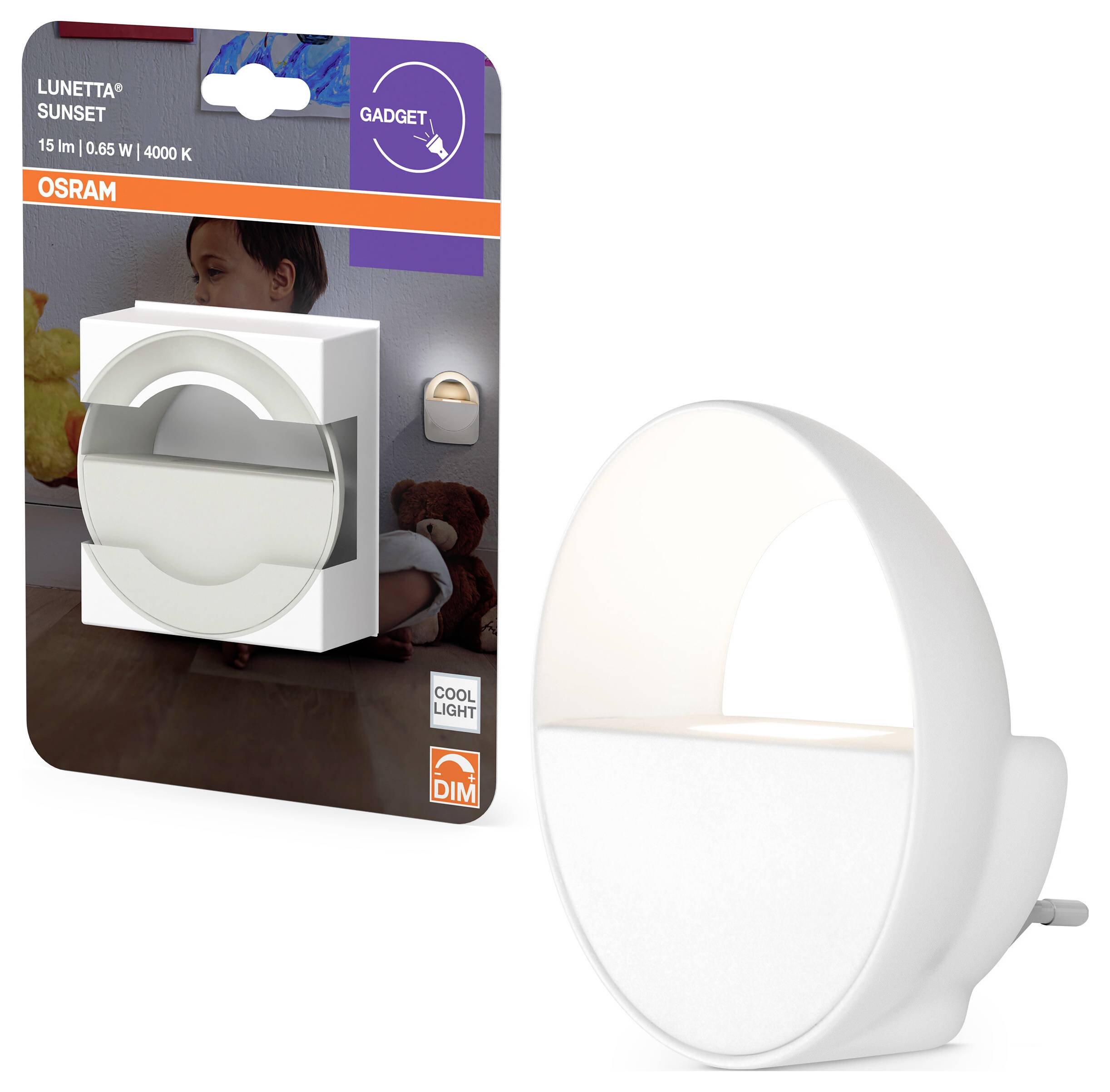 Світлодіодний нічник OSRAM HOMELIGHTING Lunetta Sunset 840 White 4099854530715 0.65 Вт білий