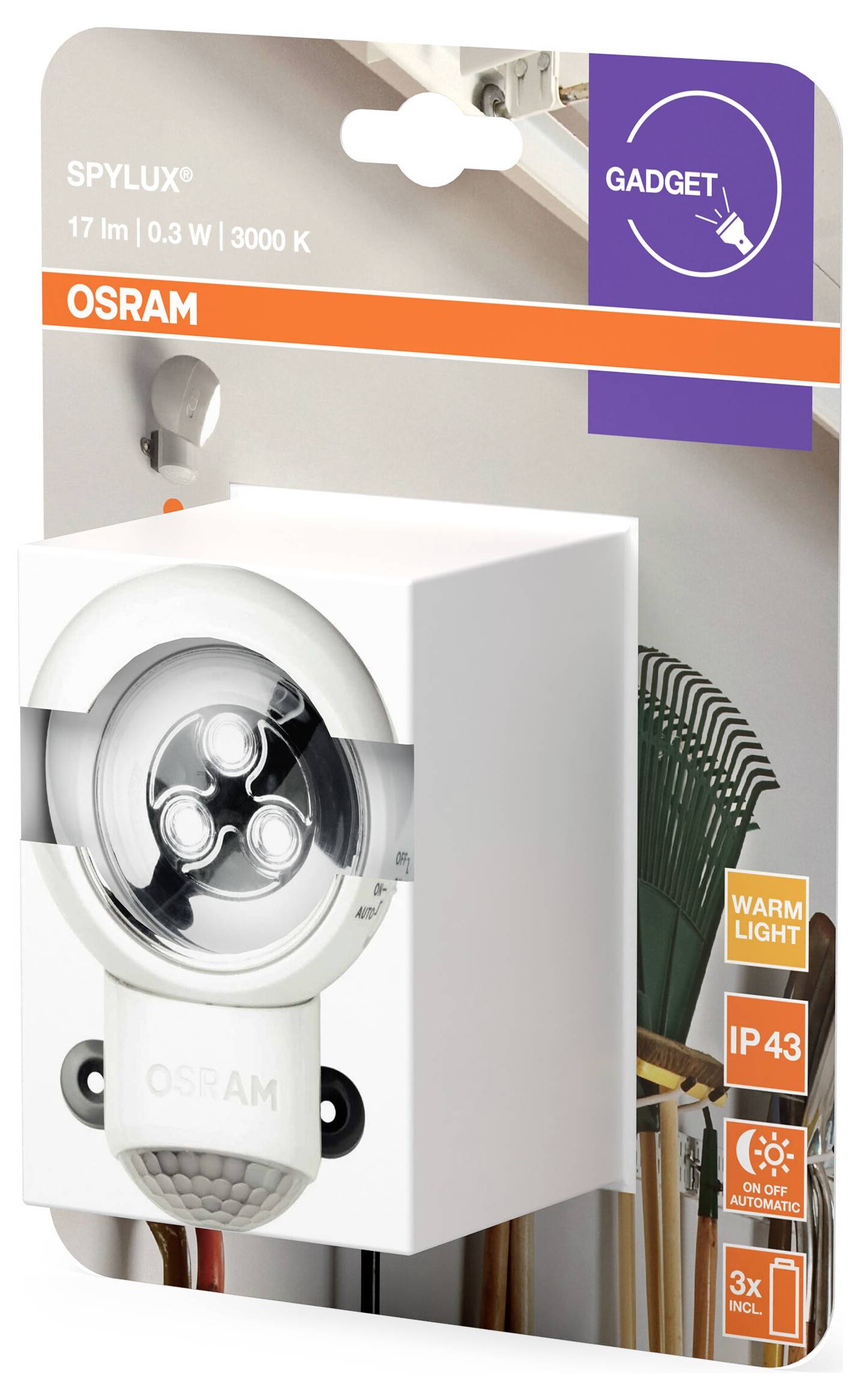 Lampka nocna LED OSRAM HOMELIGHTING SPYLUX White-2