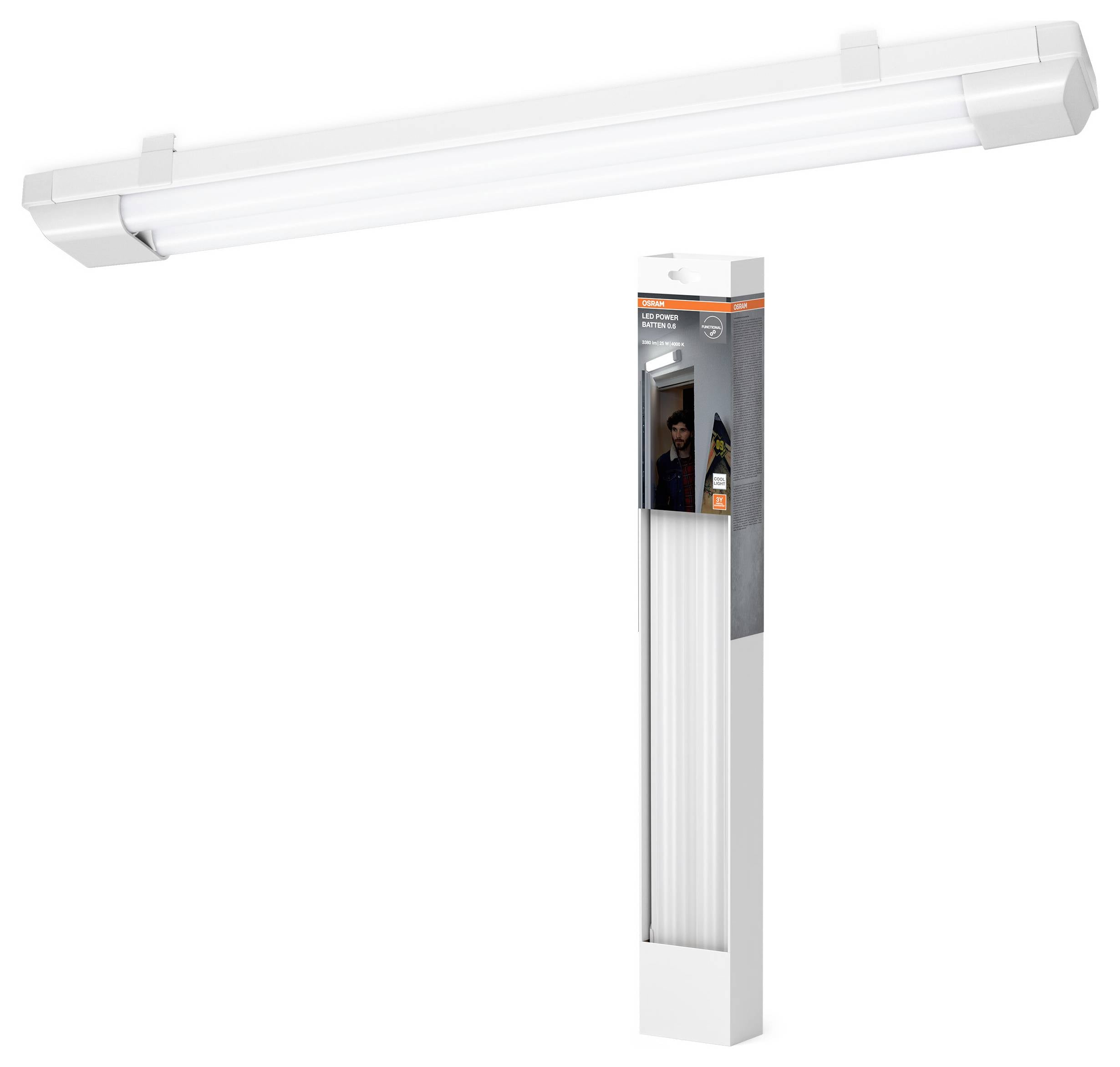 Світлодіодна лампа OSRAM HOMELIGHTING Power Batten 600 мм 25 Вт 4000 K 4099854536885