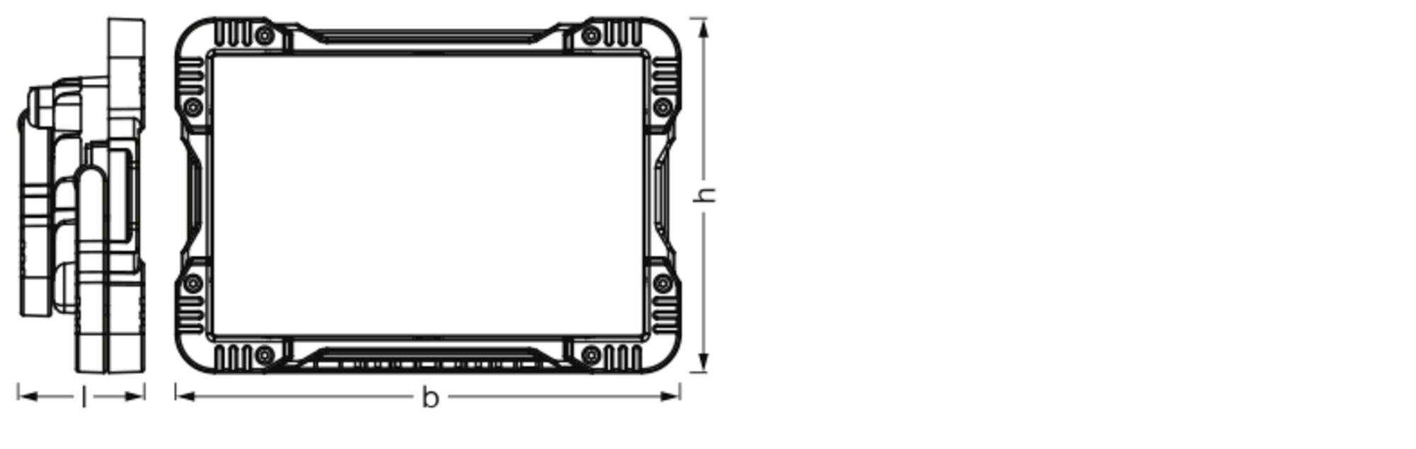 Reflektor roboczy LED OSRAM HOMELIGHTING LED Worklight Panel 50W 4000K 4099854430350-3