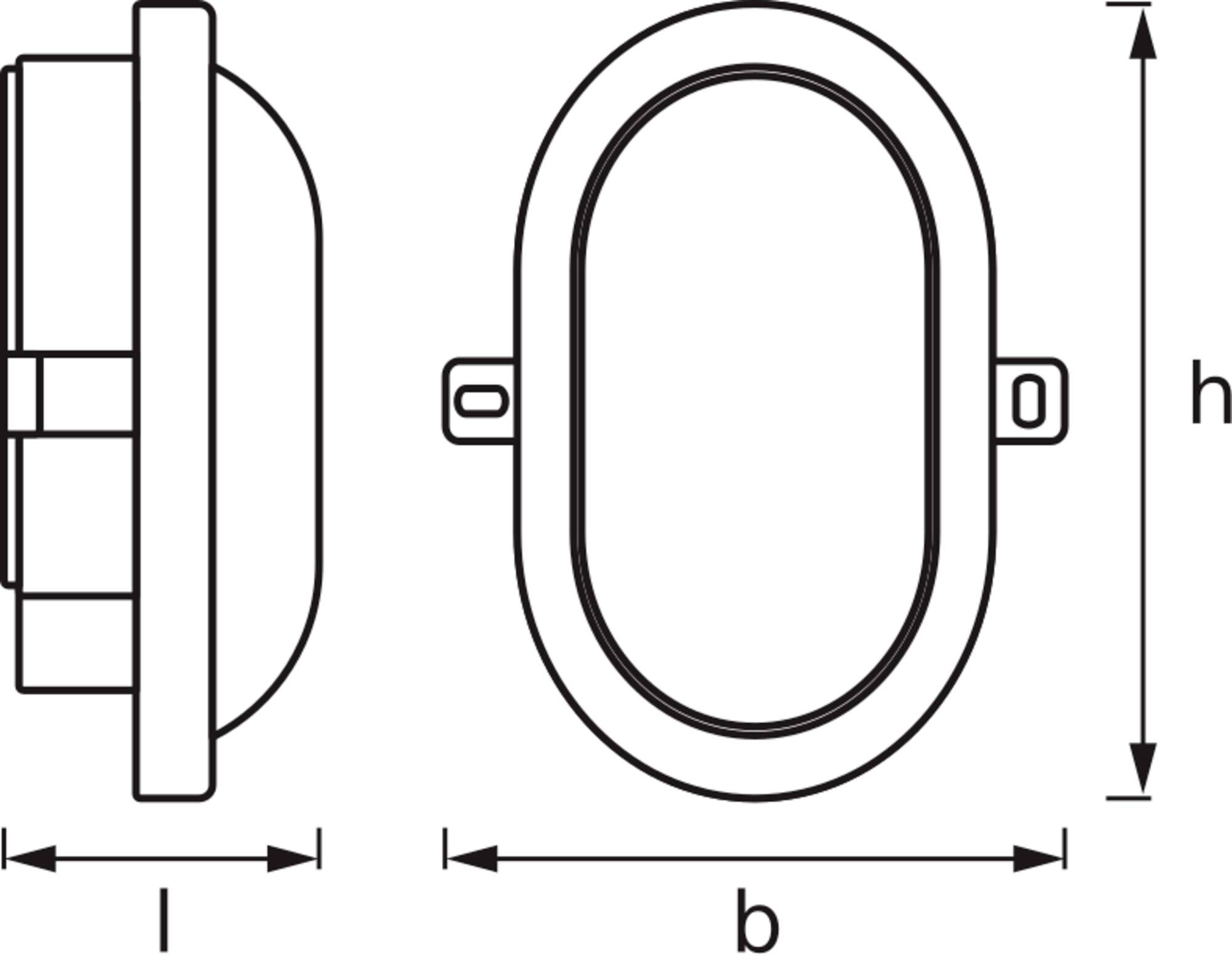 OSRAM HOMELIGHTING LED Bulkhead 6W 4000K Black Lampa ścienna LED-3