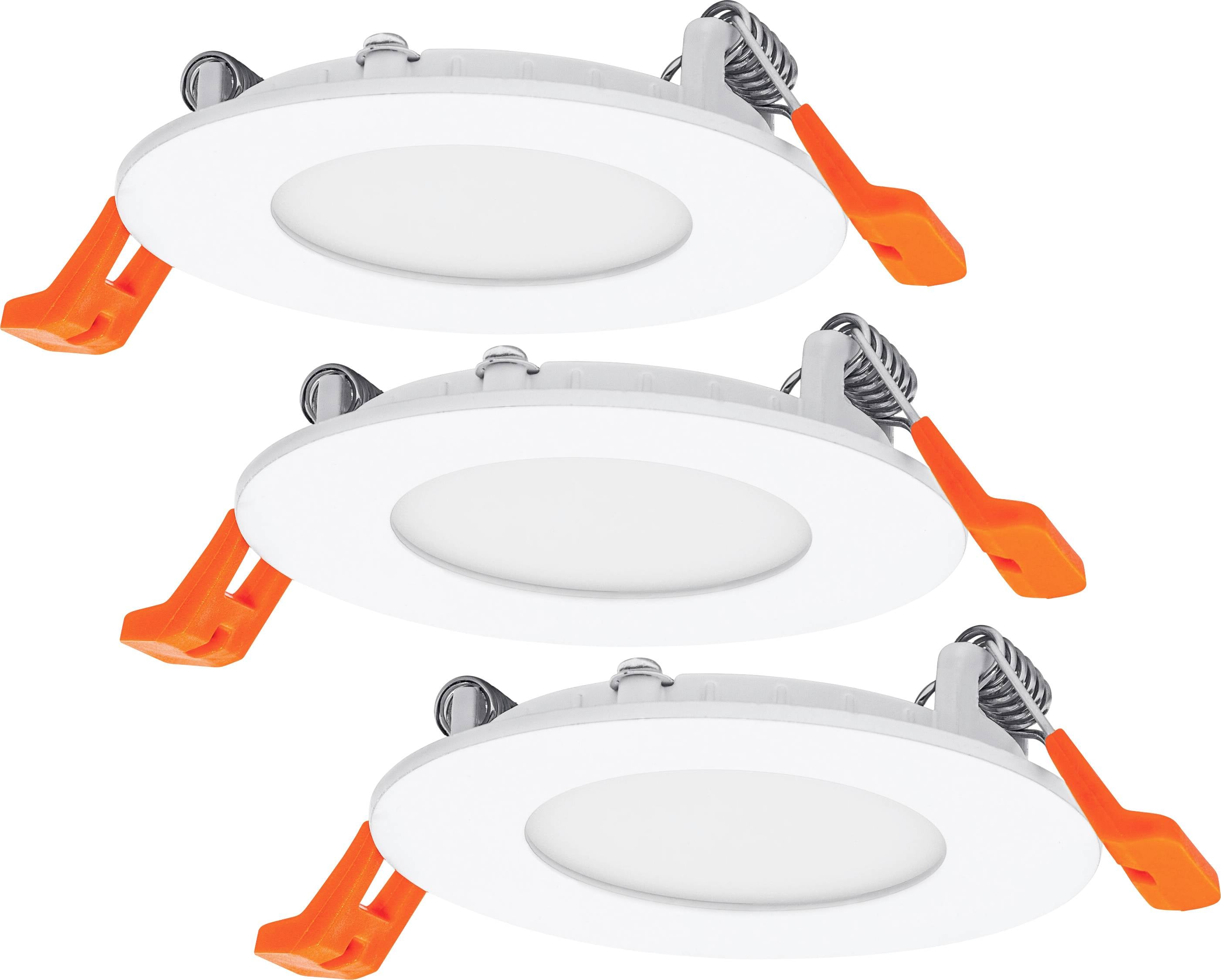 OSRAM HOMELIGHTING Набір тонких світильників Downlight 3 x 85 мм 3000K 4099854445866 4.50 Вт IP20