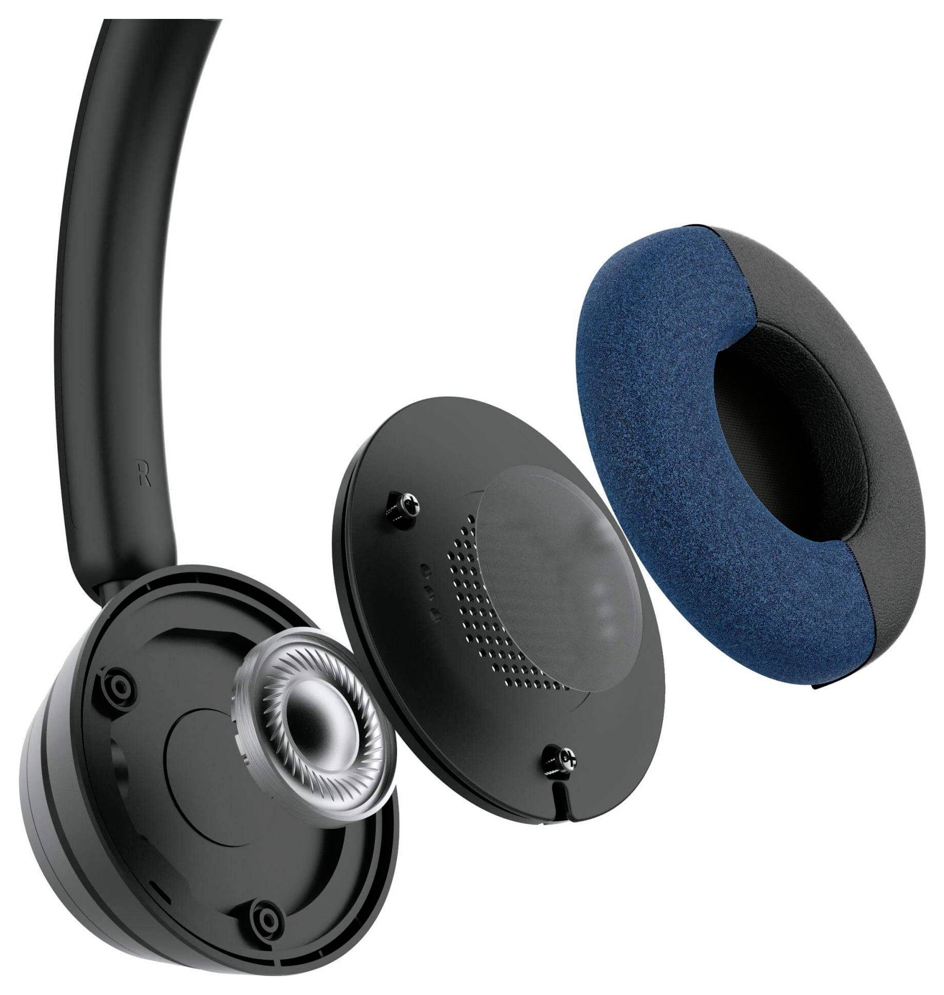 Incase Modern USB Headset Słuchawki nauszne przewód czarny redukcja szumów mikrofonu zestaw słuchawkowy, regulacja głośn-2