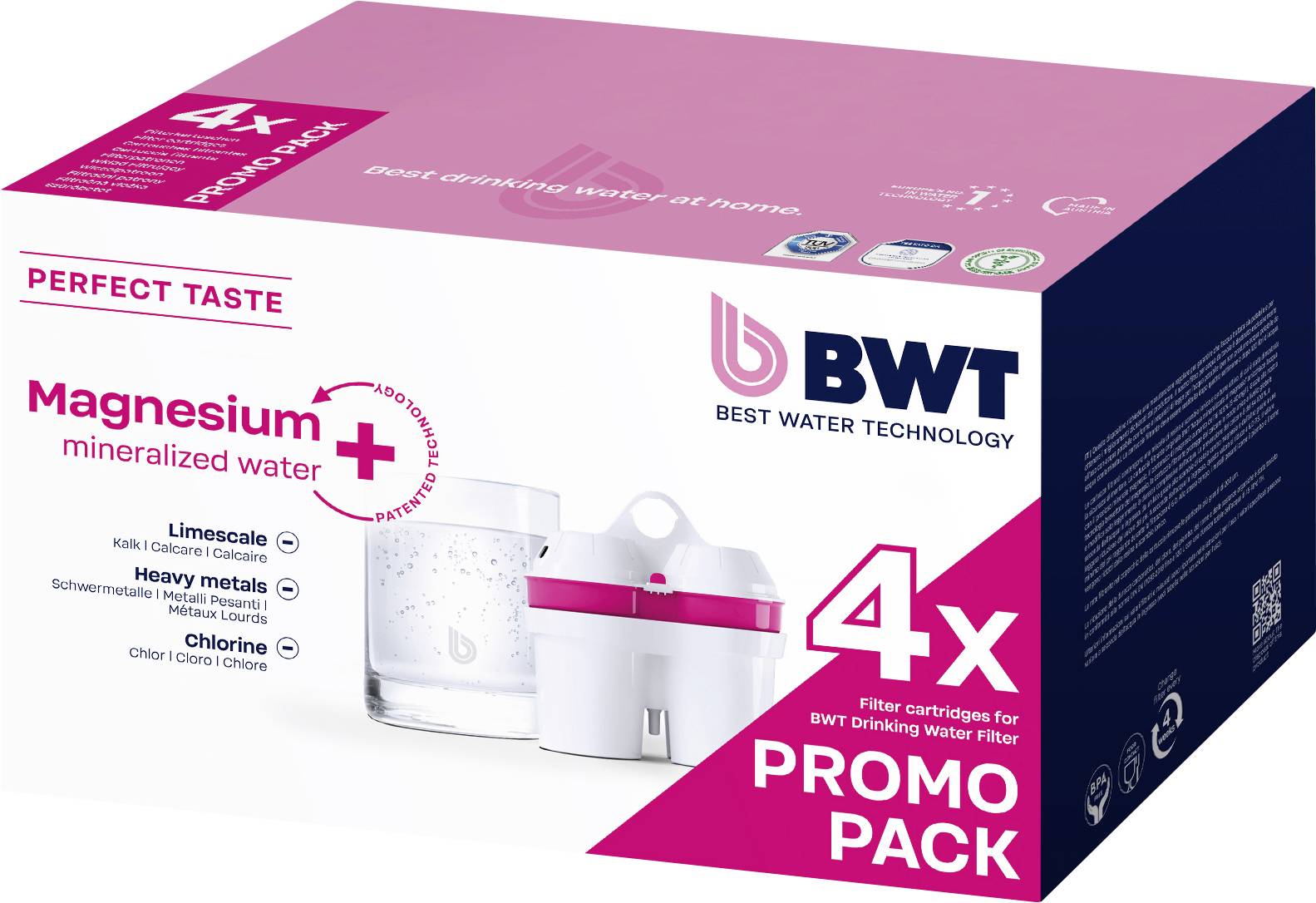 BWT 640607 Комплект водозберігаючих фільтрів, 4 шт.