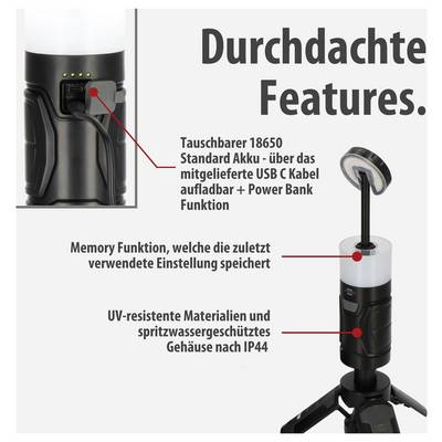 Lampa robocza, Lampa kempingowa Brennenstuhl UL 400 AT-3