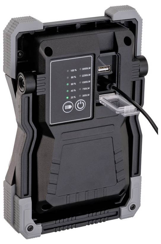 Brennenstuhl 1173110100 RUFUS LED Lampa robocza akumulatorowe 3000 lm Ilość dołączonych baterii 1-4