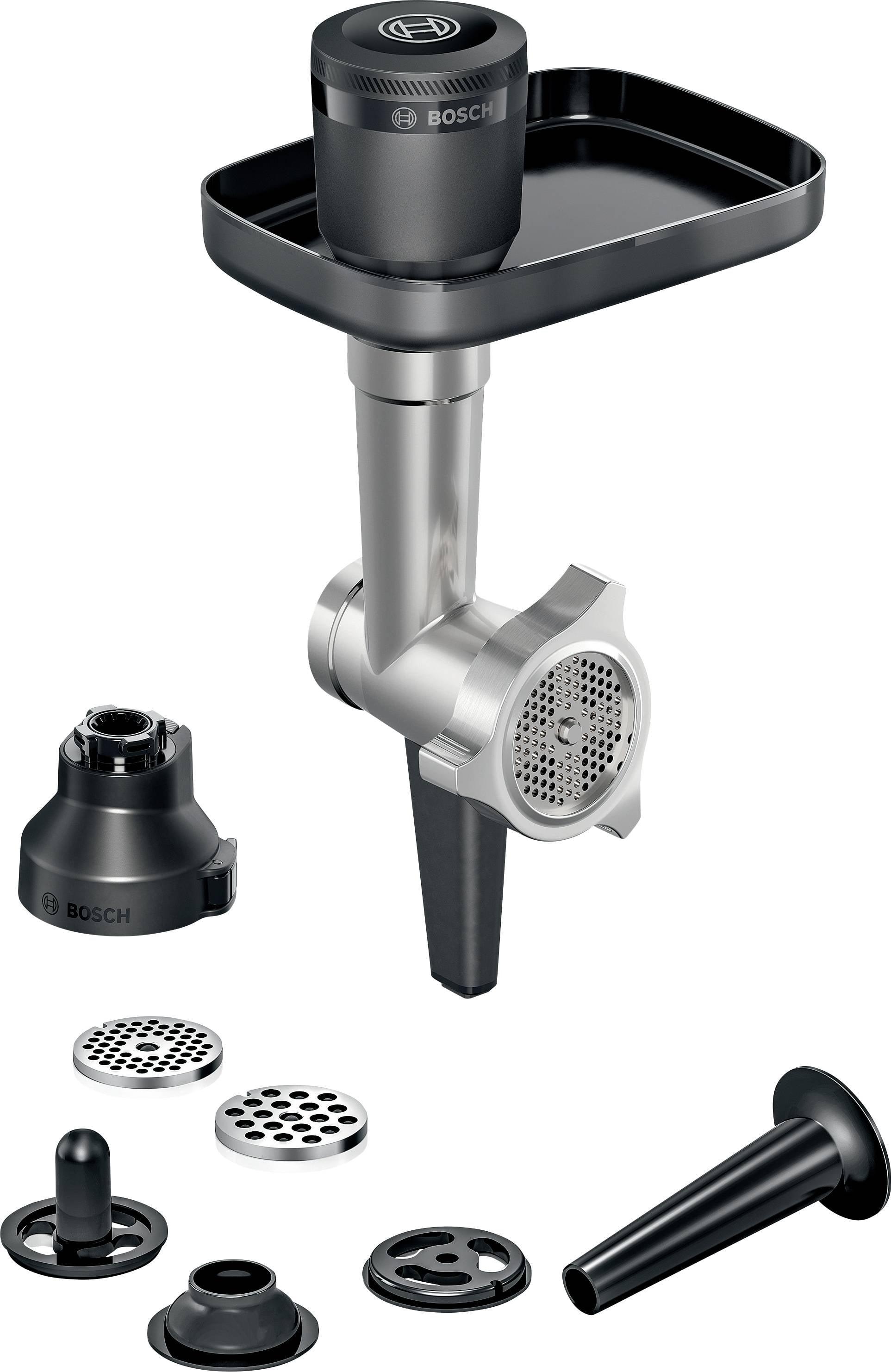Набір Bosch Hunting Adventure Set Fleischwolf+Zubehör für Bosch Küchenmaschine Serie 6 MUZS6HA М'ясорубка чорна, нержавіюча сталь