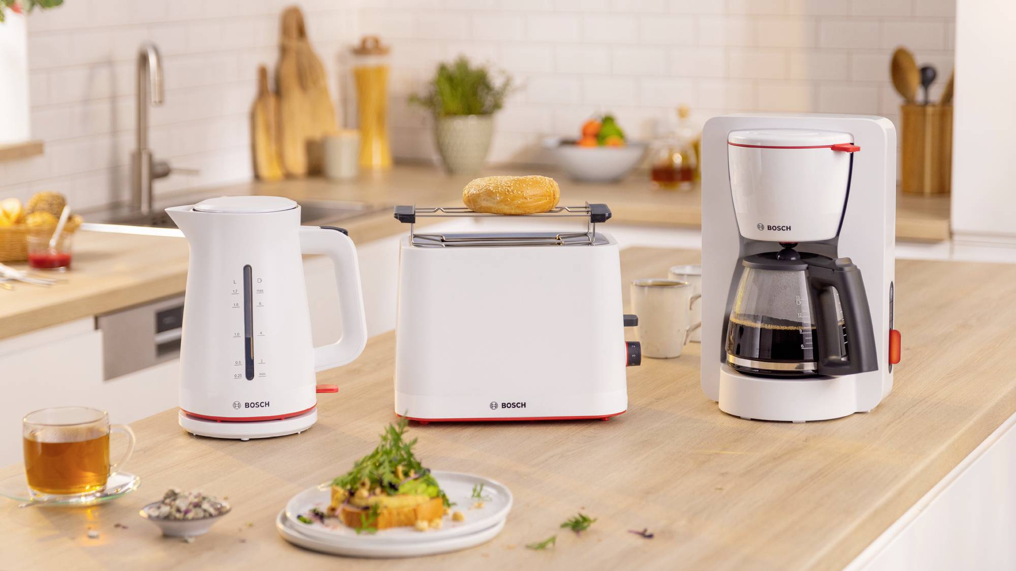 Bosch Wasserkocher 1,7L MyMoment, weiß Czajnik ochrona przed przegrzaniem biały Pojemność: 1.7 l-7