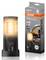 OSRAM LEDguardian TRUCK FLARE Signal TA19 opakowanie i produkt. Pokazuje prostokątne urządzenie świetlne z pomarańczowym podświetleniem obok jego pudełka.