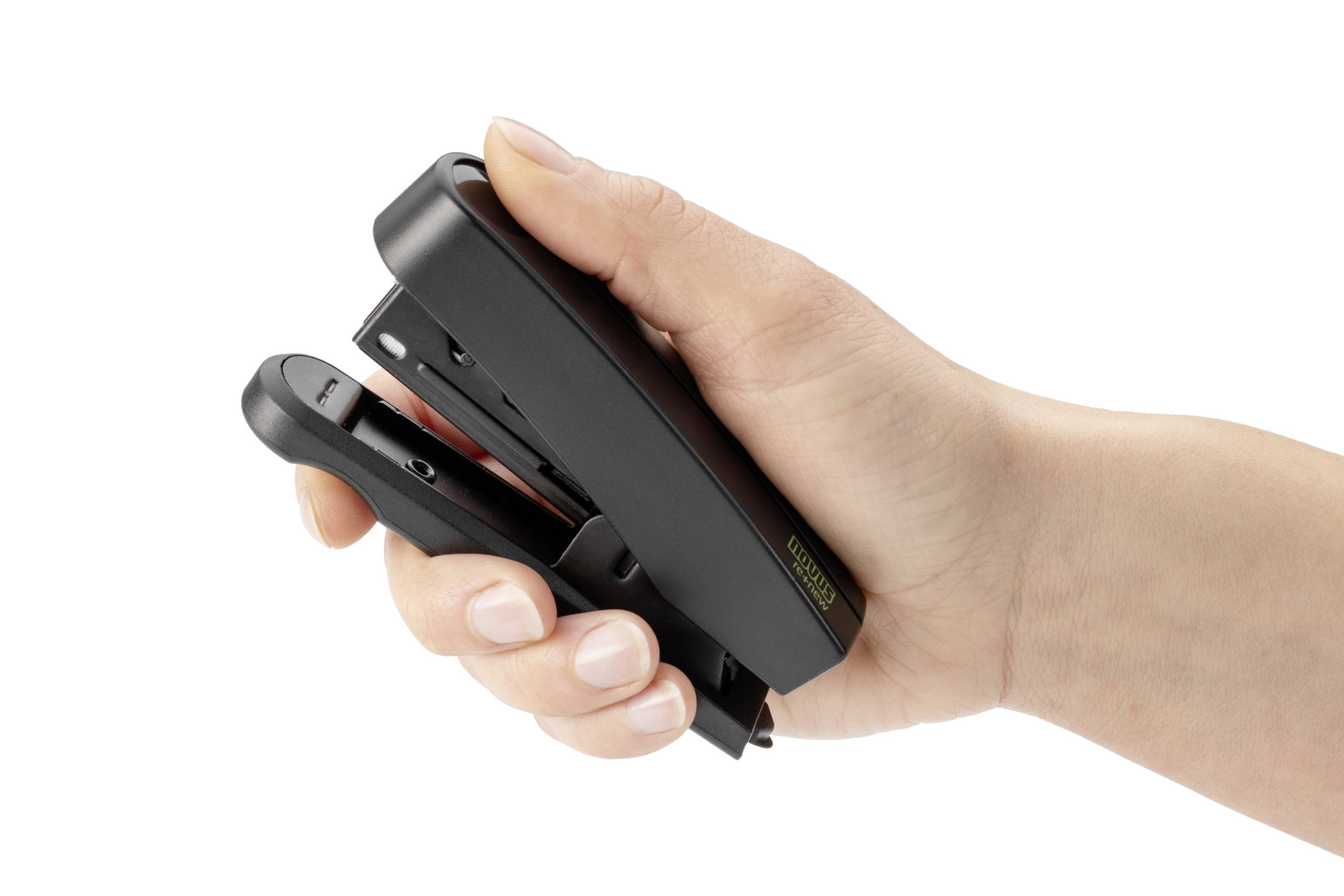 Novus Office B10 PRO re+new schwarz 020-1957 Zszywacz czarny Wydajność zszywania: 10 ark. (80 g/m²)-5