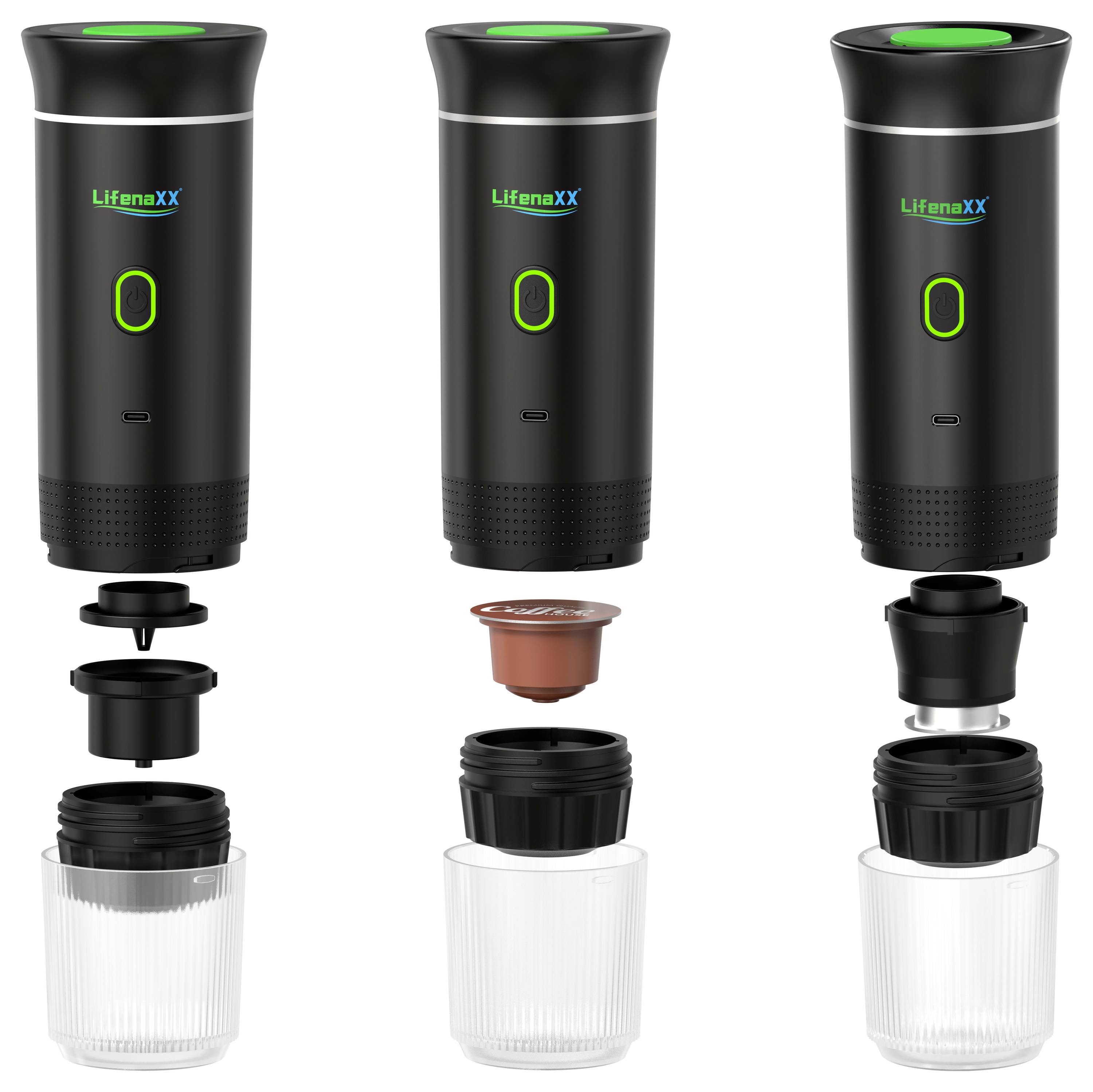 Ekspres do espresso Lifenaxx 5315, czarny, 20 bar-3