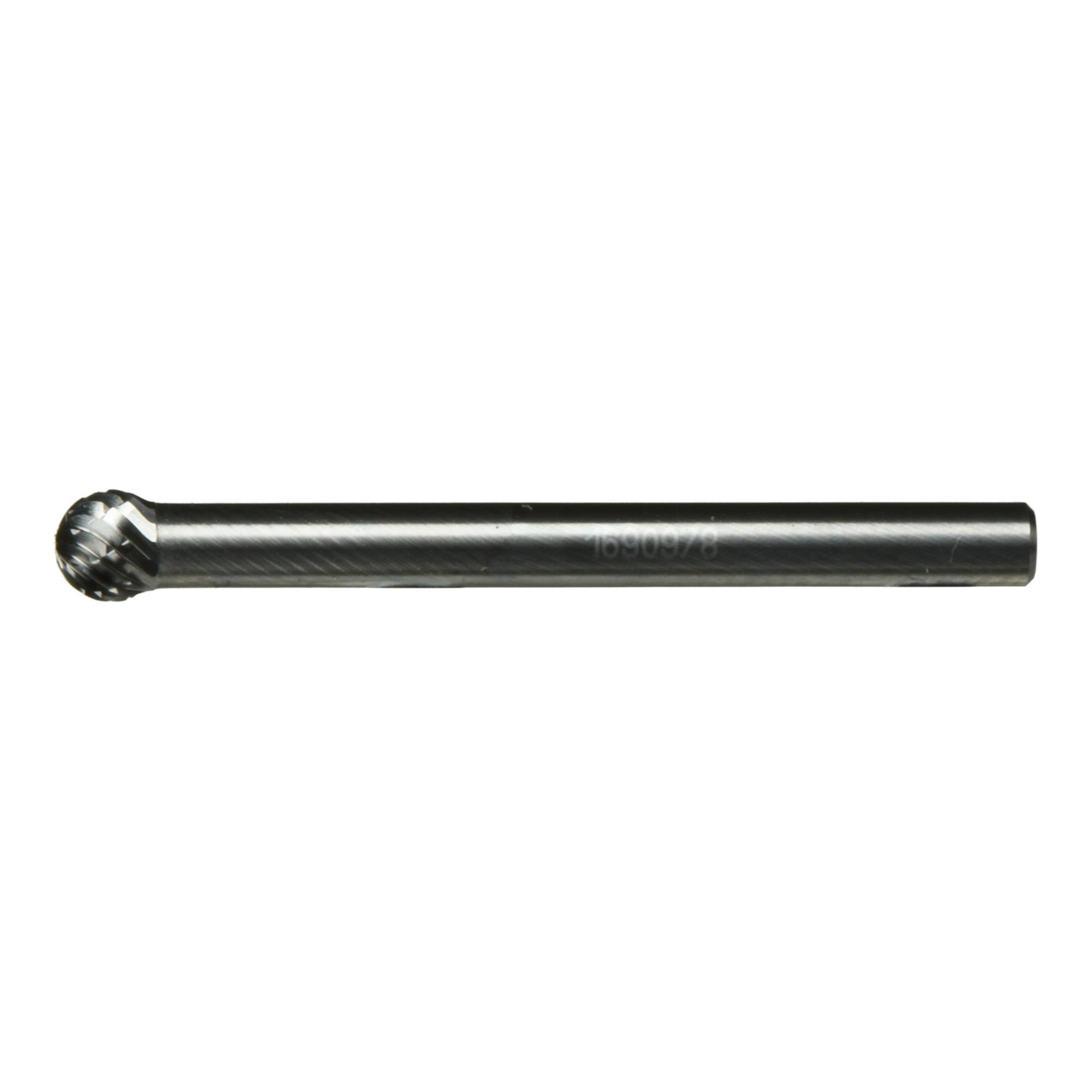 Metalowy cylinder zakończony teksturowaną kulką, stosowany jako część narzędzia tnącego lub rzeźbiarskiego.