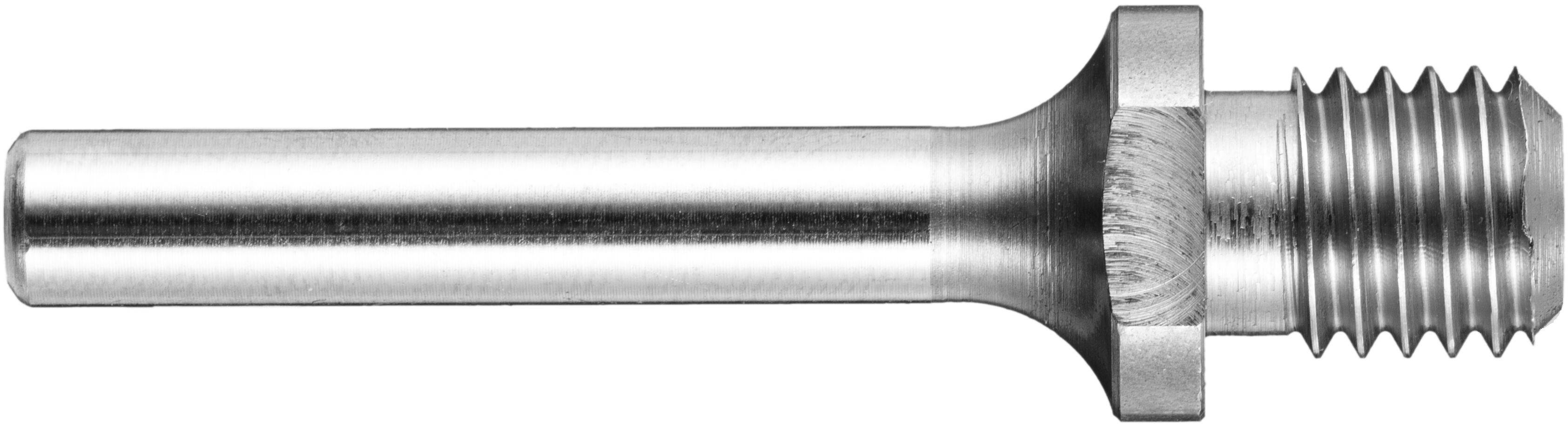 Śruba metalowa z gwintowanym końcem i gładkim cylindrycznym korpusem, stosowana do łączenia elementów w zespołach mechanicznych.