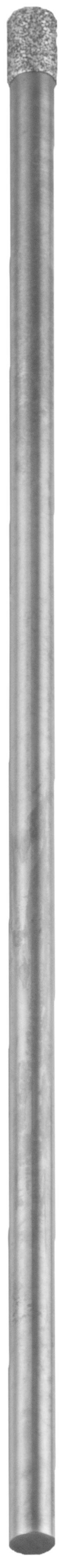 Długa, cylindryczna metalowa rura stojąca pionowo na białym tle.