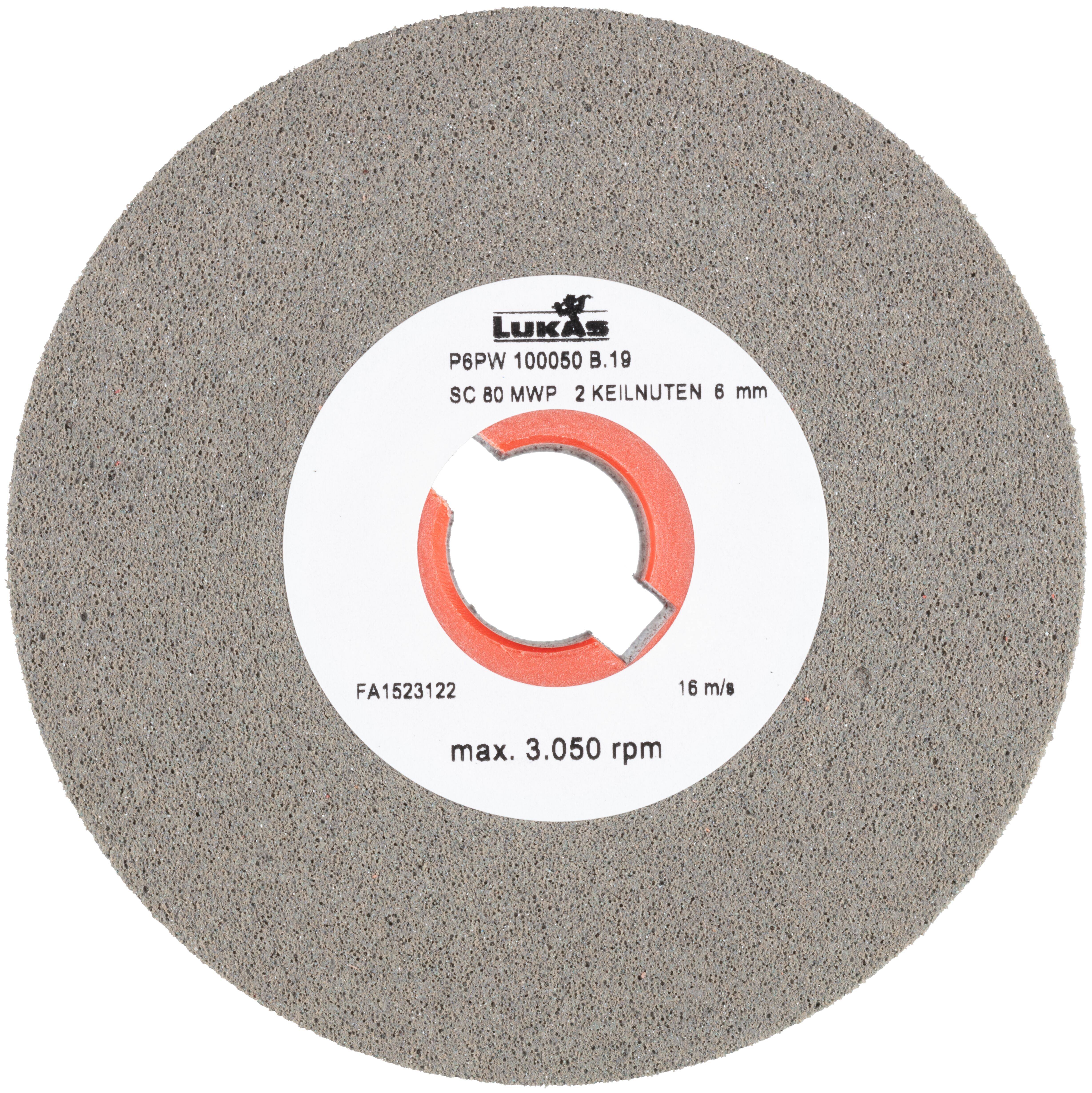 LUKAS-ERZETT A29401000500041 Rolka szlifierska P6PW 100050 B.19 SIC 80 MWP Średnica 100 mm 2 szt.-1