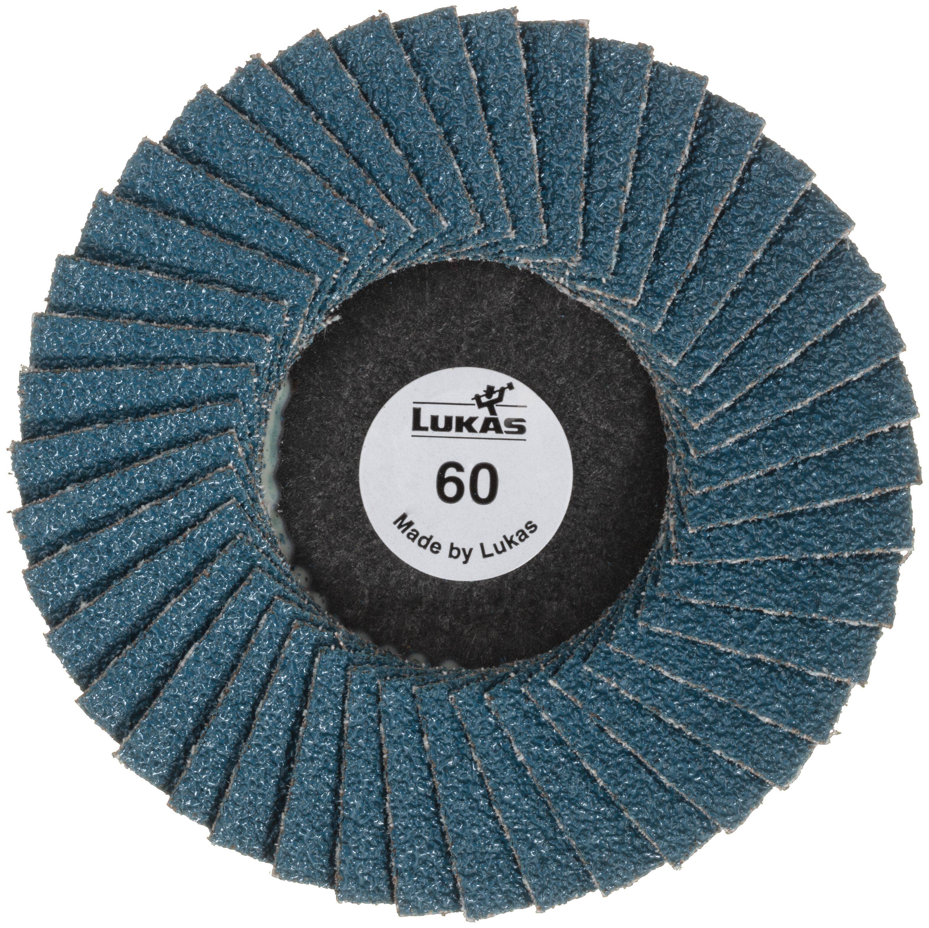 LUKAS-ERZETT A33310750601623 Tarcza lamelkowa Średnica 75 mm Wielkość ziarna=60 10 szt.-2