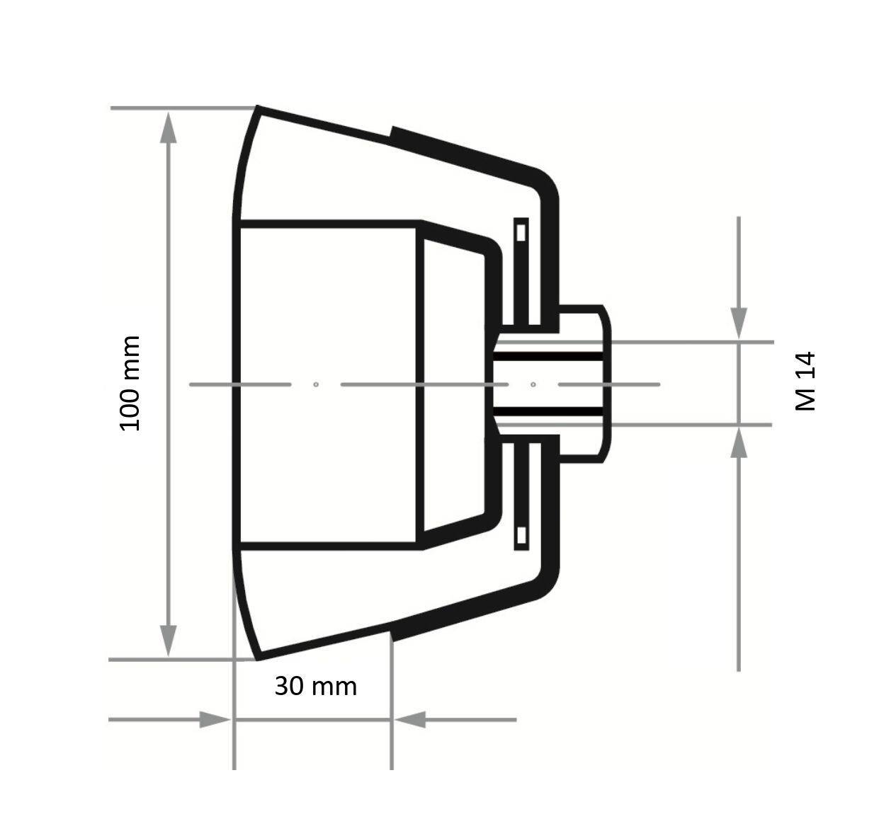 LUKAS-ERZETT Szczotka BTSW 10030 G M14 A350410030114 1 szt.-1
