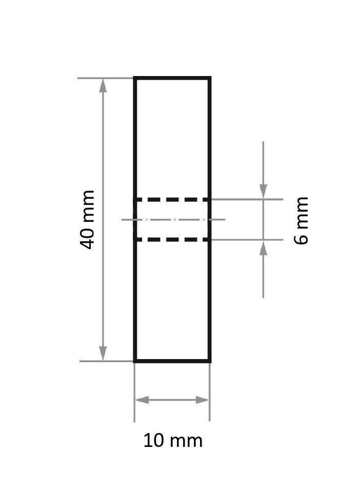 LUKAS-ERZETT A3750040106 Tarcza polerska Średnica 40 mm Średnica otworu 6 mm 10 szt.-2