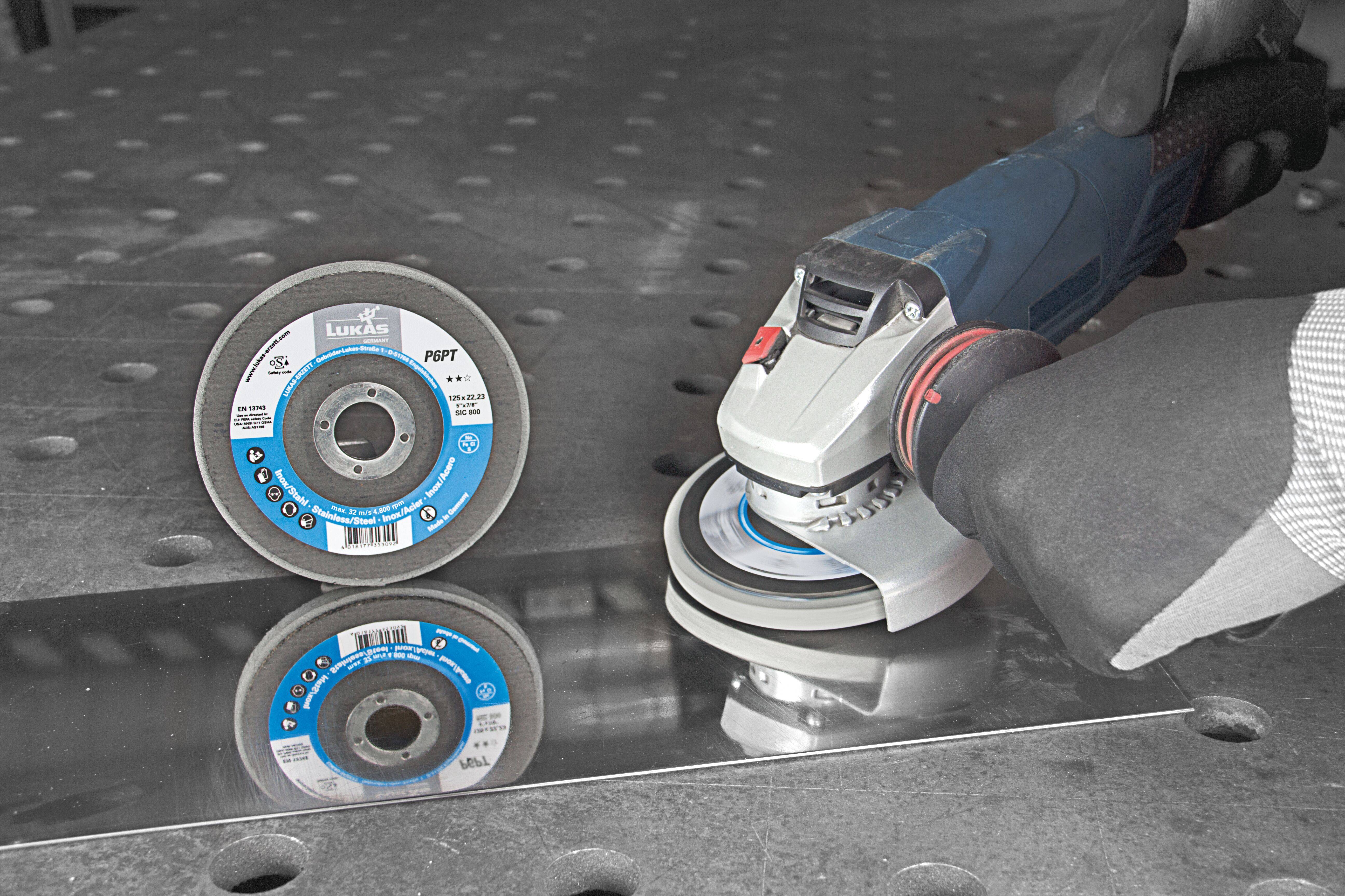 Zestaw tarczy ściernej LUKAS-ERZETT P6PT 125 X-LOCK SC150 A671712515018 5 szt.-1