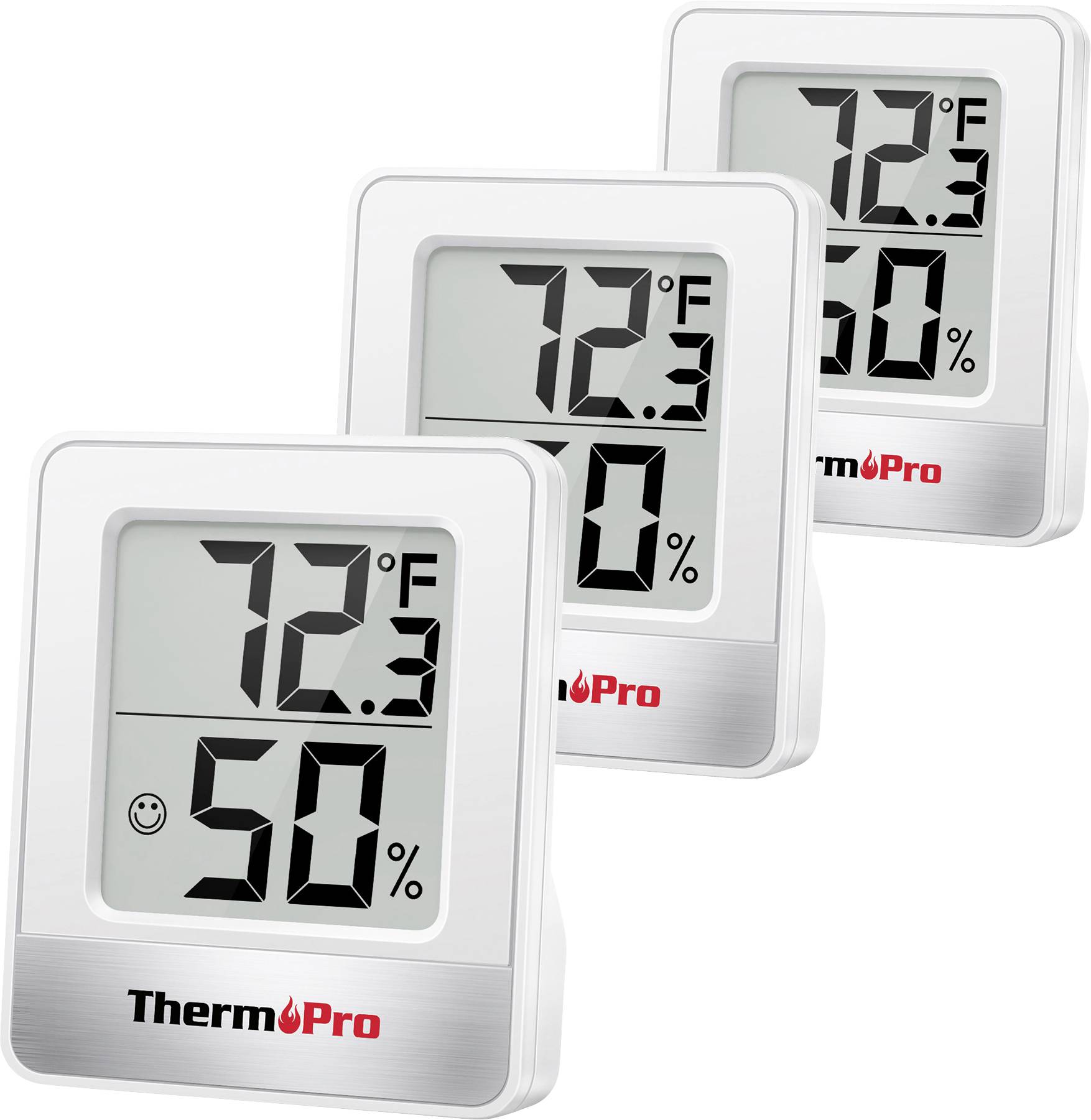 Термогігрометр ThermPro TP49W-3 білий TP49W-3