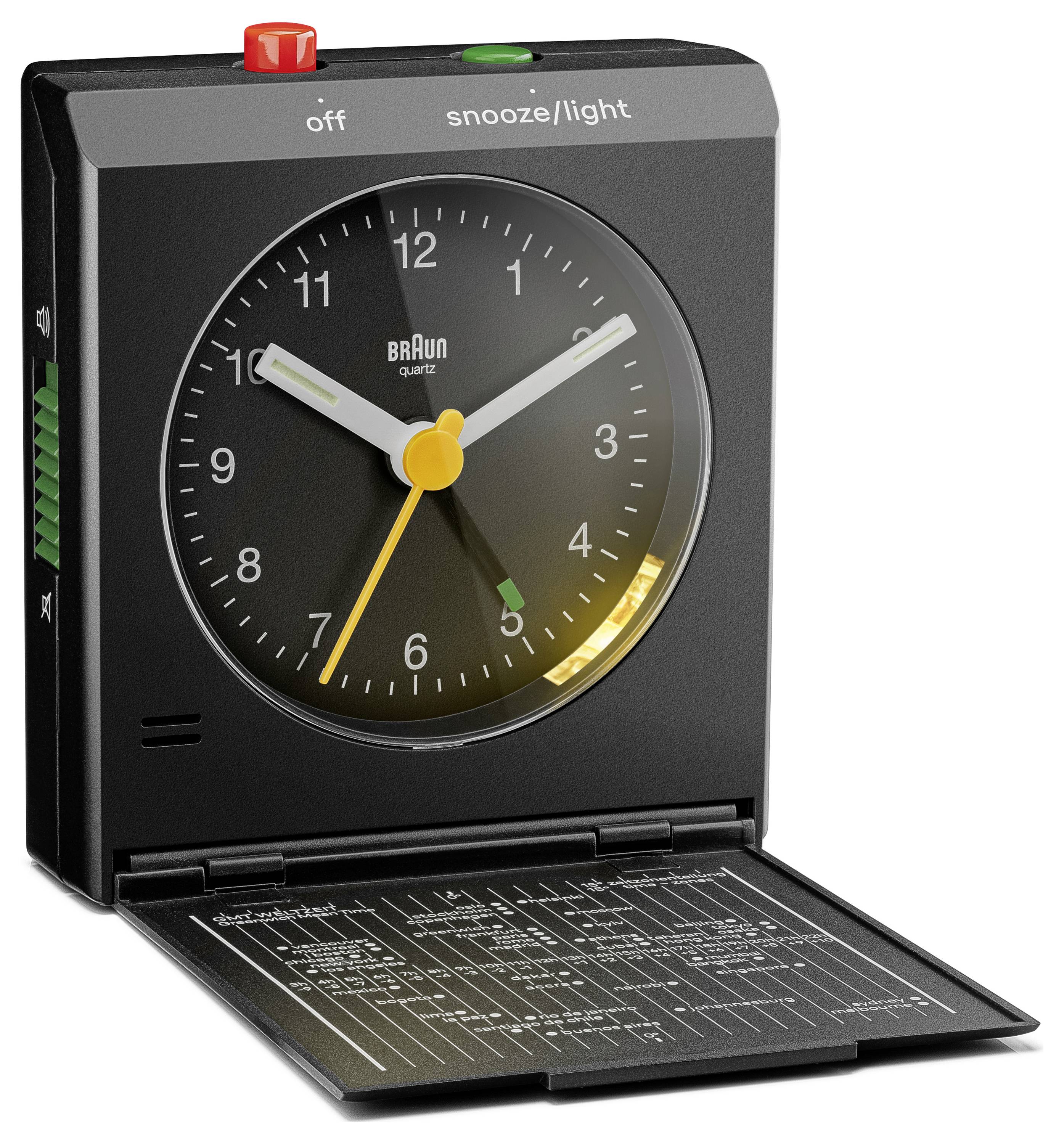 Braun BC05B Будильник чорний Кількість будильників 1 1 часовий пояс