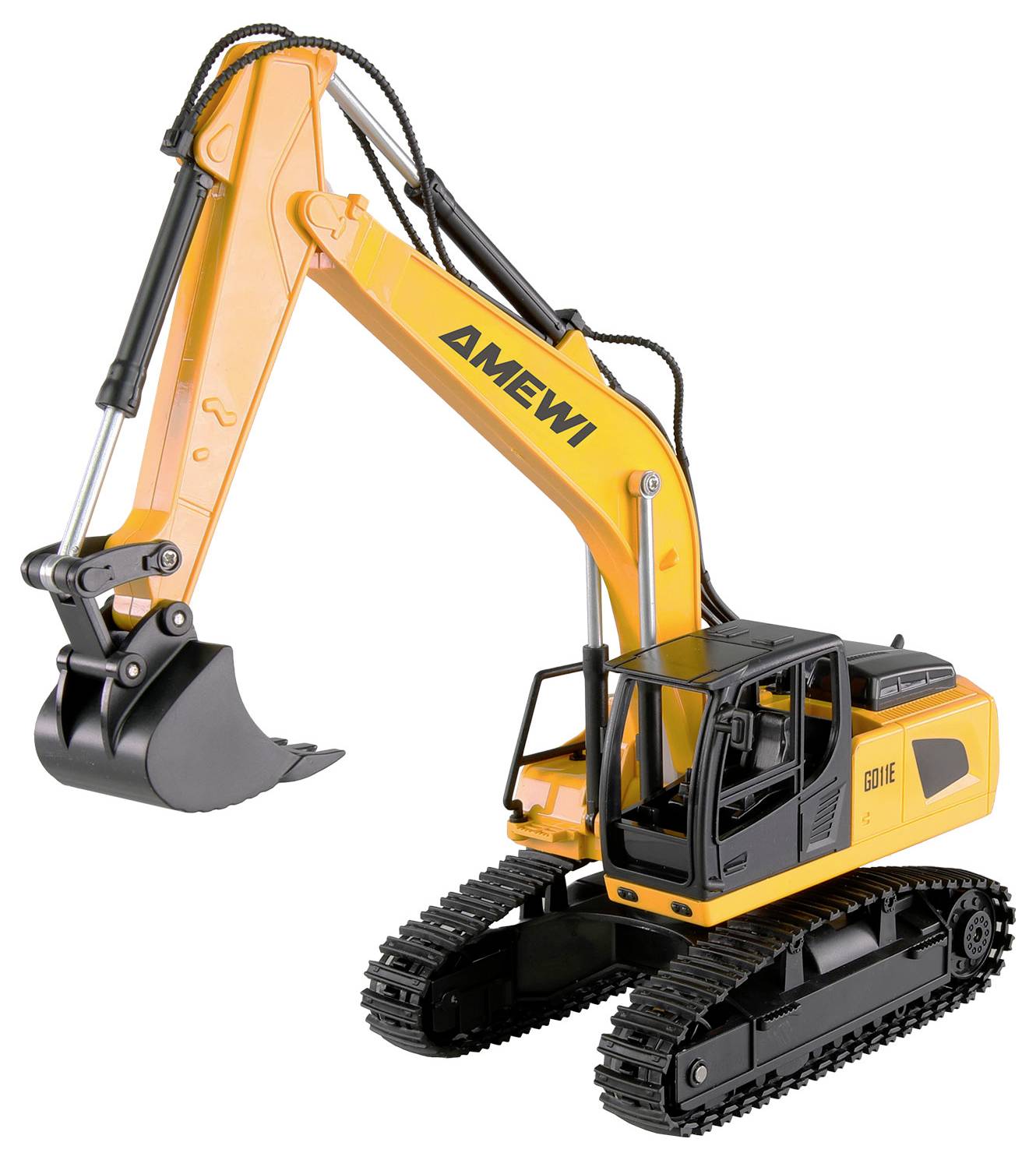 Радіокерована модель для початківців з додатковими функціями Amewi 2-в-1 Набір Kipper & Kettenbagger 1:24 RtR