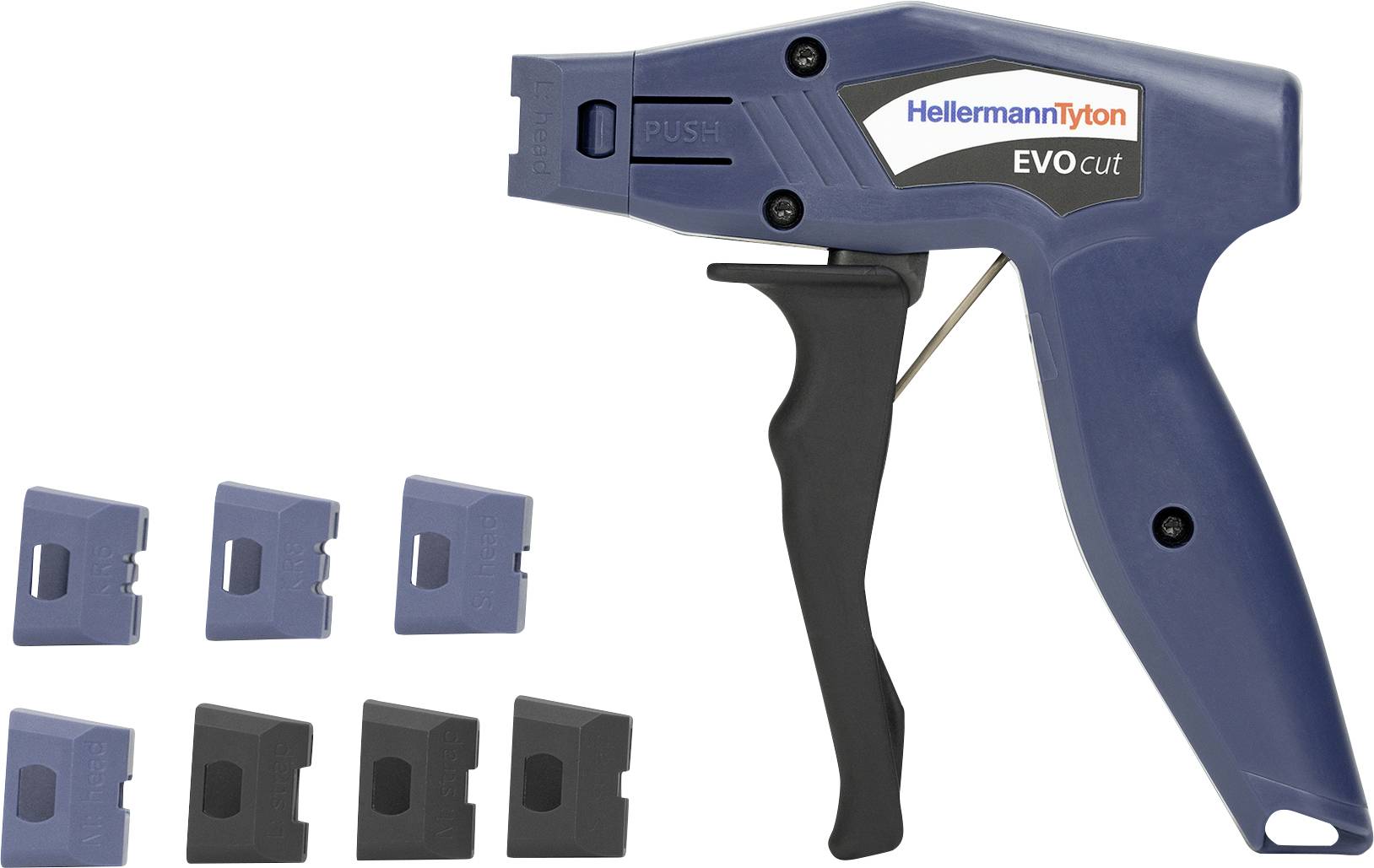 Інструмент для обтискання кабельних стяжок HellermannTyton 110-05105 EVOcut-PL-BU, 8,0 мм