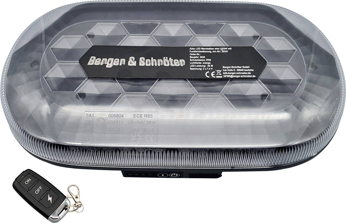 Berger & Schröter N/A Akku LED Mini SM865DR 12 В, 24 В через USB магнітна ніжка оранжевий