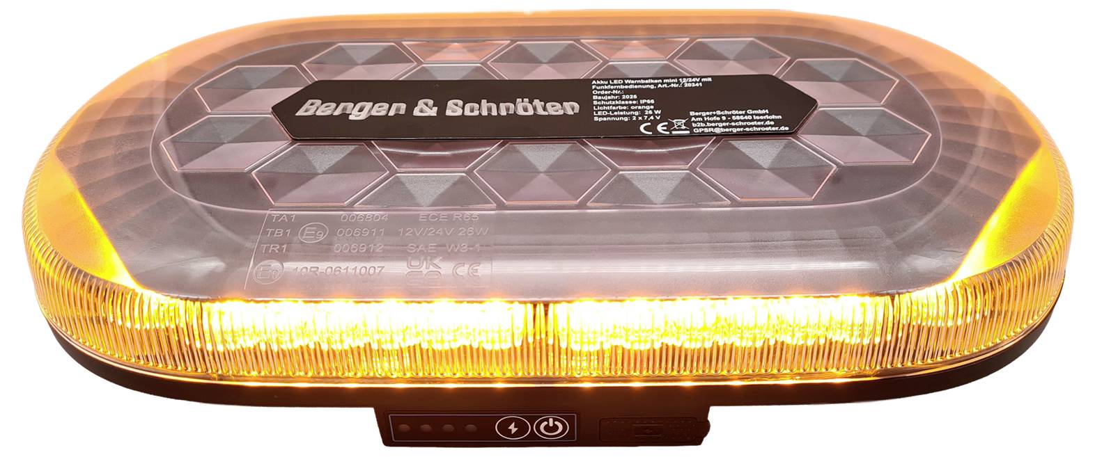 Berger & Schröter N/A Akku LED Mini SM865DR 12 В, 24 В через USB магнітна ніжка оранжевий