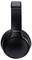 Czarne słuchawki nauszne z wyściełanymi nakładkami na uszy i pałąkiem, z logo 'Panasonic' na boku.