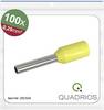 Quadrios 25C534 Końcówka rurkowa 25C534, z częściową izolacją , 0.25 mm², 100 szt.