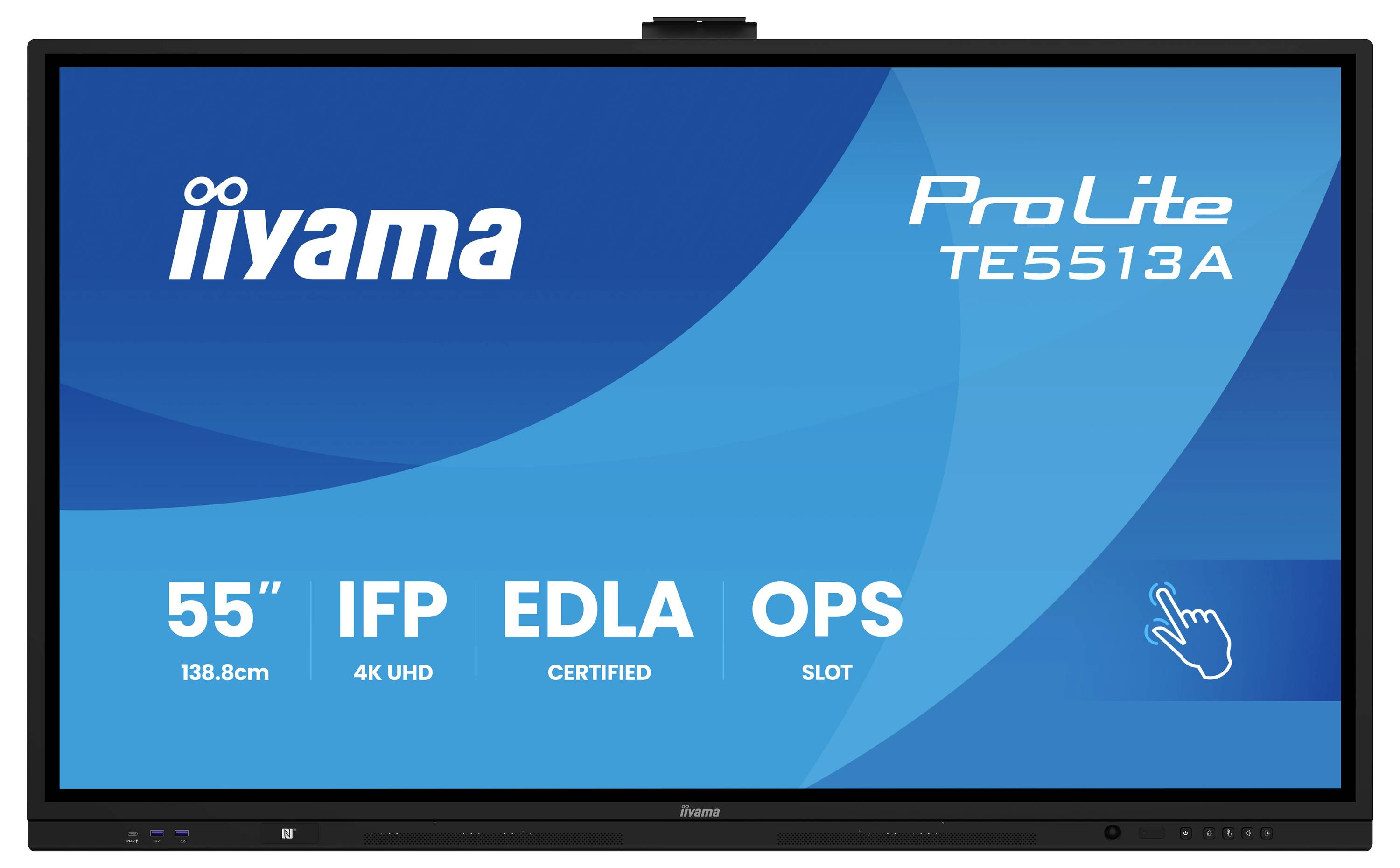 Iiyama ProLite Wyświetlacz Digital Signage EEK: G (A - G) 138.8 cm 54.6 cal 3840 x 2160 Pixel-1