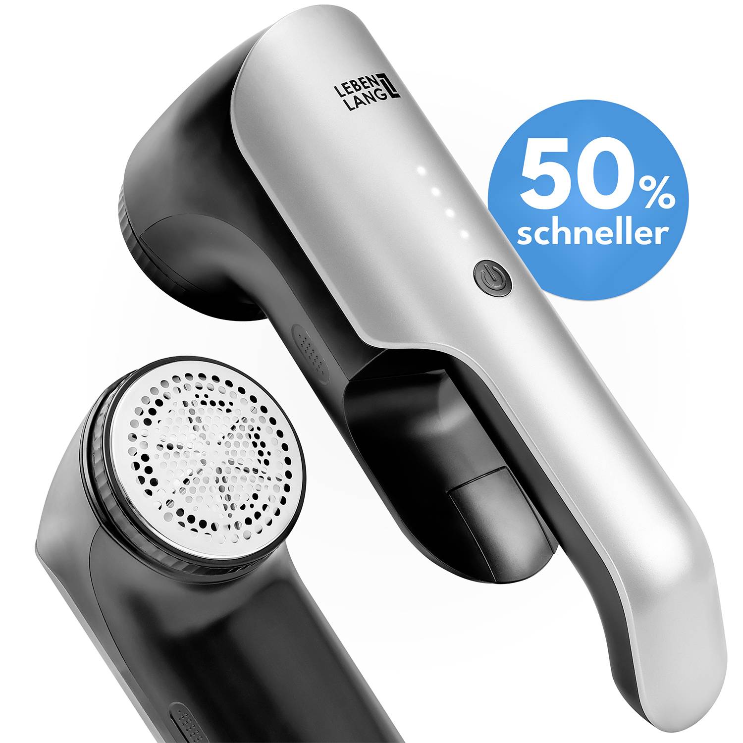 Бритва для видалення катишок Lebenlang LBL6575, 1 шт., срібляста