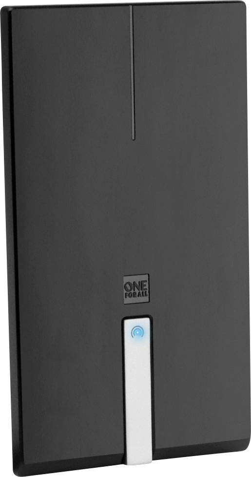 Активна плоска антена DVB-T/T2 One For All SV9425 для дому, чорного кольору
