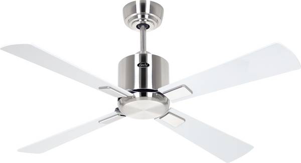 CasaFan ECO NEO III 103 BN-WE/LG WiFi Wentylator sufitowy  16 W (Ø x W) 103 cm x 360 mm chrom (szczotkowany) pilot zdalnego sterowania, timer, tryb zimowy, sterowanie aplikacją