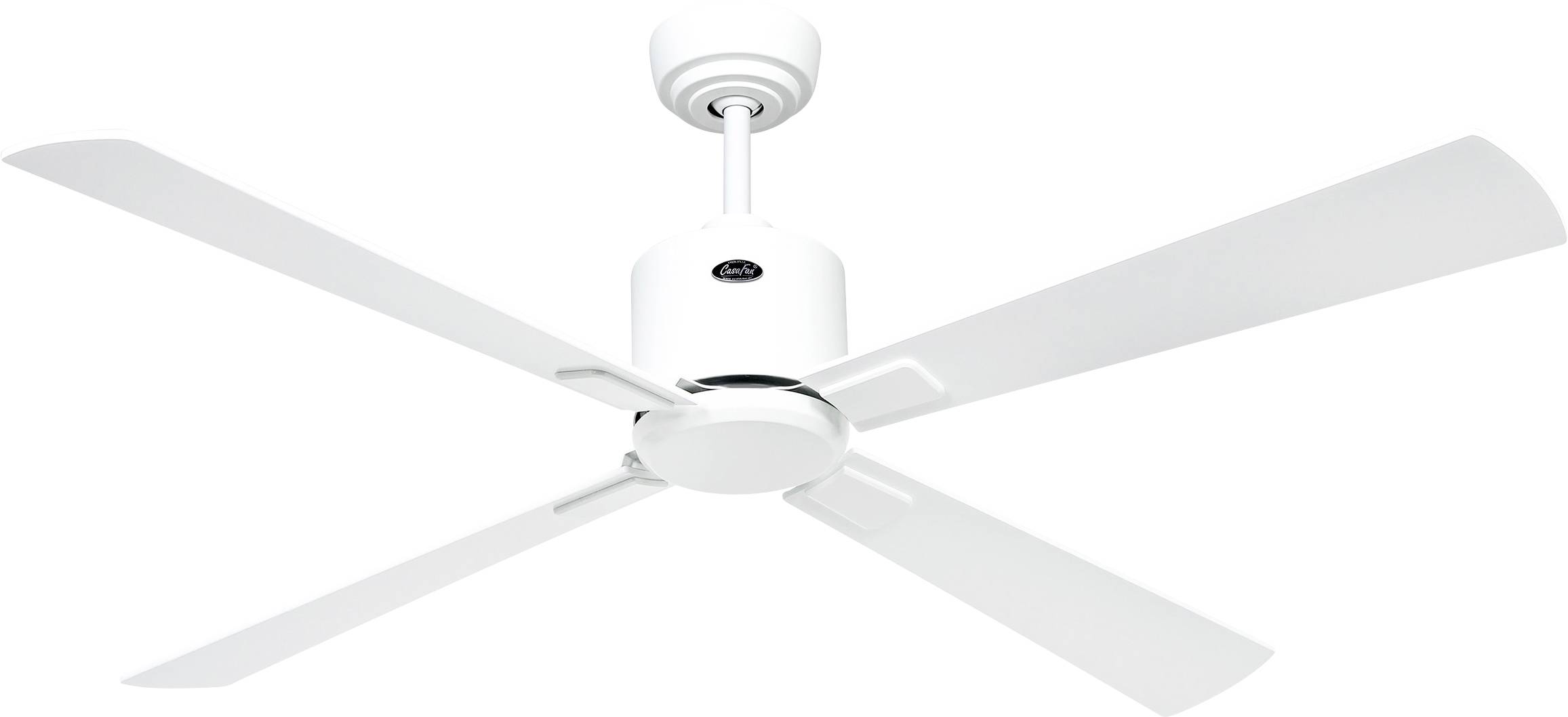 CasaFan ECO NEO III 132 WE-WE/LG WiFi Flügel Weiß/Lichtgrau Wentylator sufitowy 27 W (Ø x W) 132 cm x 360 mm biały pilot-0