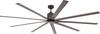 CasaFan BIG SMOOTH ECO 220 BZ-BZ Flügel Bronze Wentylator sufitowy 35 W (Ø x W) 224 cm x 460 mm brąz pilot zdalnego sterowania, timer, tryb zimowy