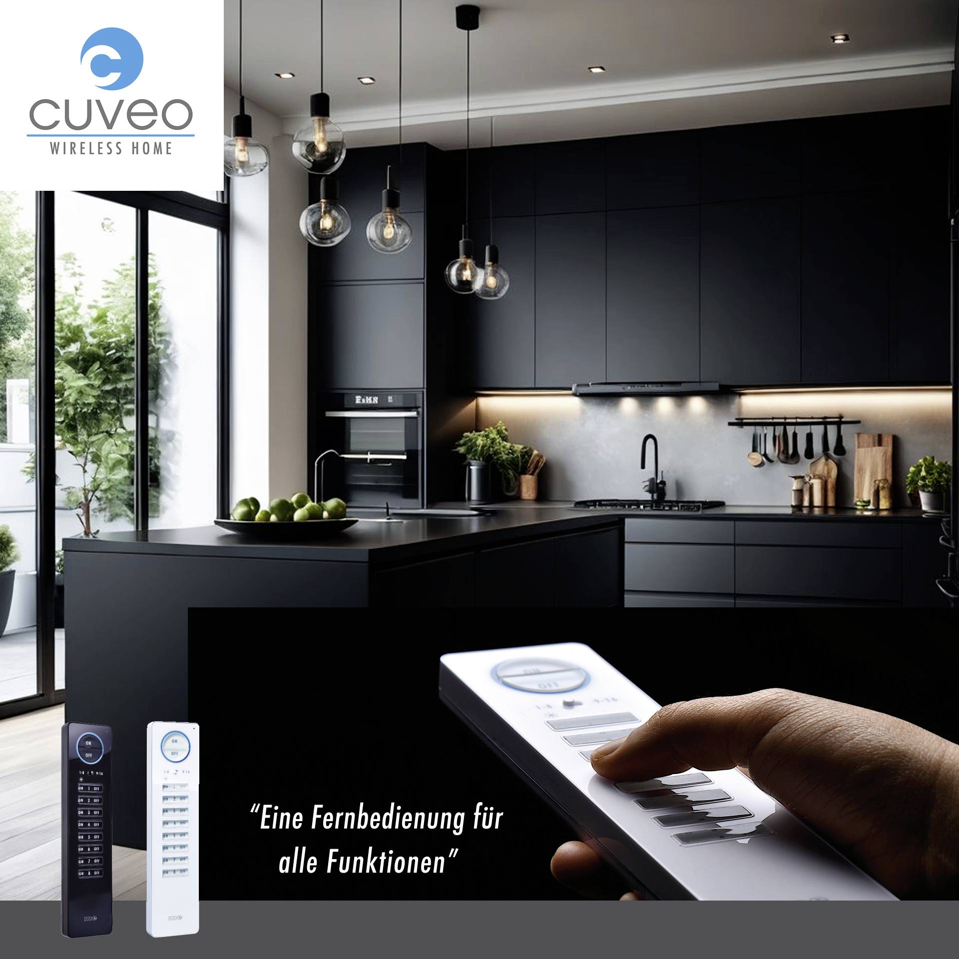 Радіосигнальний пристрій CUVEO 1 S, чорний, m-e modern-electronics