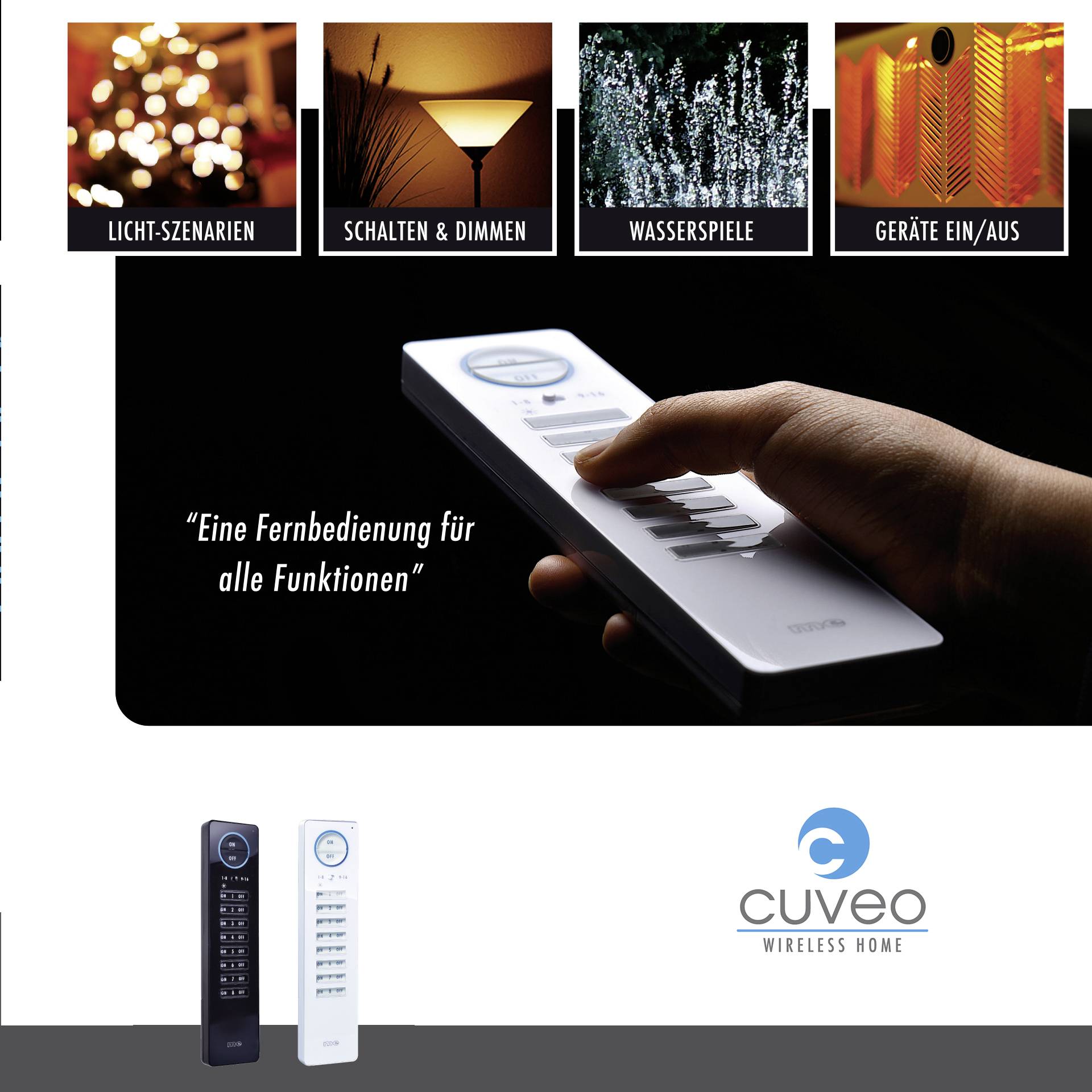 Радіосигнальний пристрій CUVEO 1 S, чорний, m-e modern-electronics