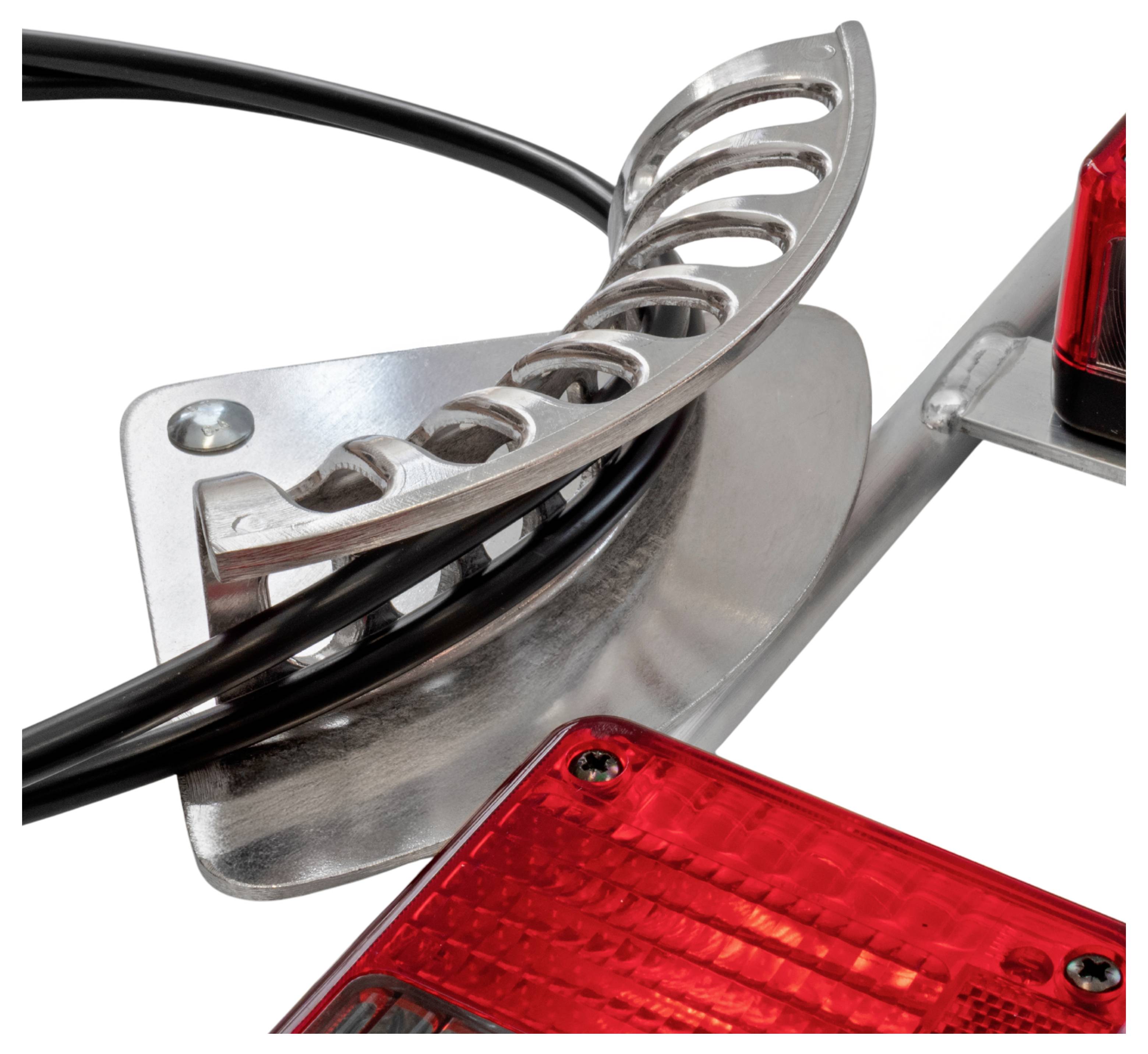 Тестер розеток для причепів SecoRüt 70411 12 В 7+13 полюсів Алюмінієвий тестер розеток для причепів 12 В Кількість контактів: 7 аб