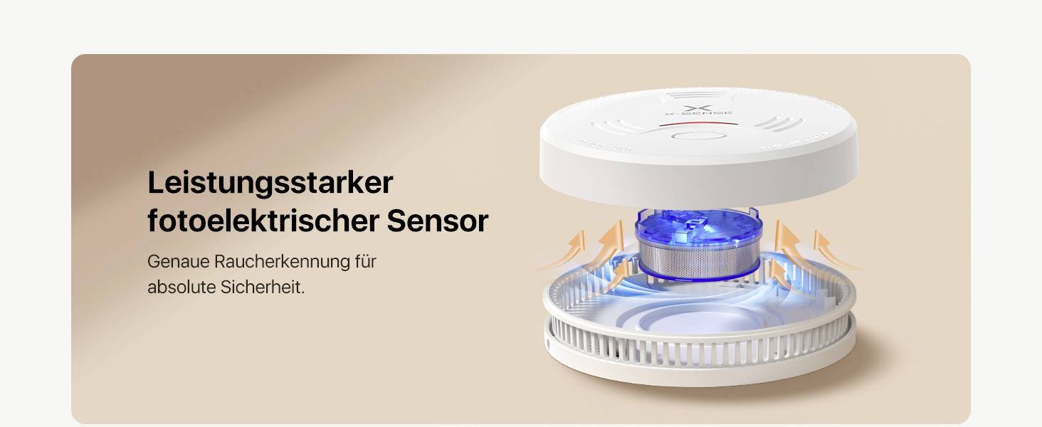 Димовий сповіщувач X-Sense SD11 (Ш x В x Г) 122 x 44 x 122 мм