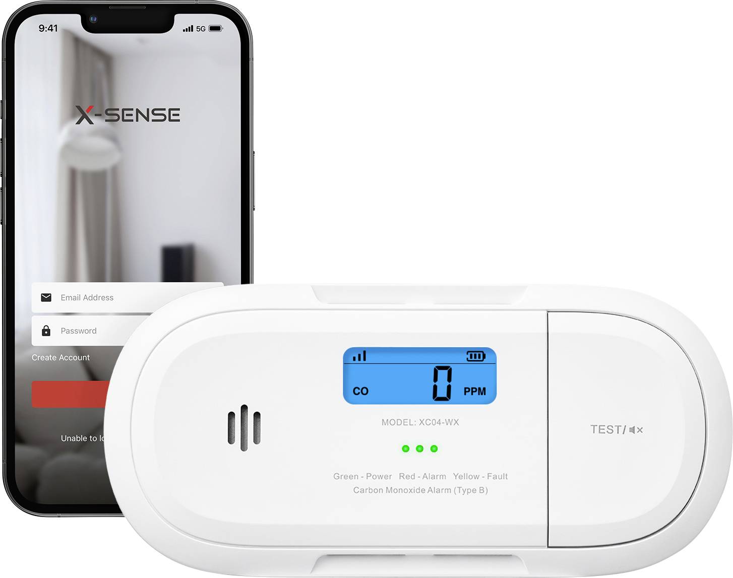 Датчик чадного газу X-Sense XC04-WX