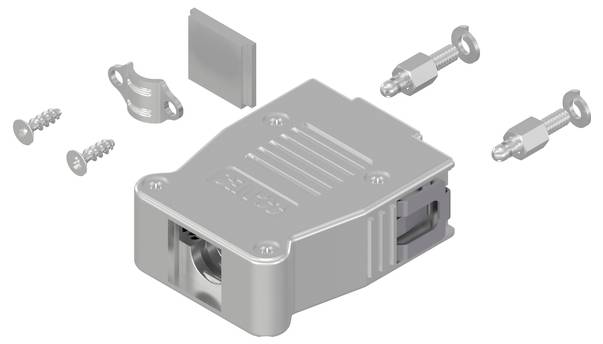 Замок Conec SnapLock 16-003200E Кількість контактів: 9 пластикові, металізовані 90°, 180° 1 шт.