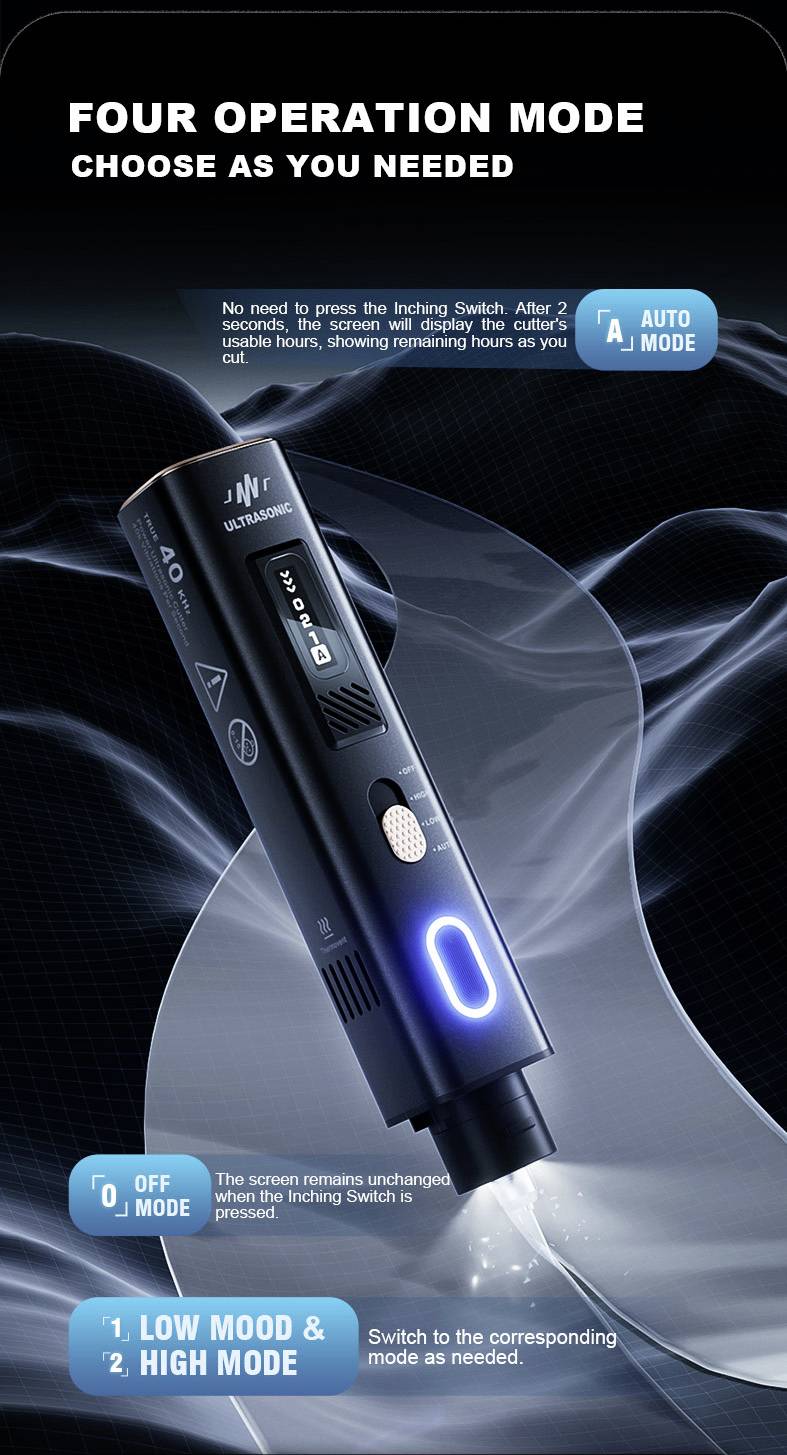 Opcje trybu 'Czterech Operacji': Automatyczny, Wyłączony, Niski Tryb i Wysoki Tryb. Przełączaj w razie potrzeby.